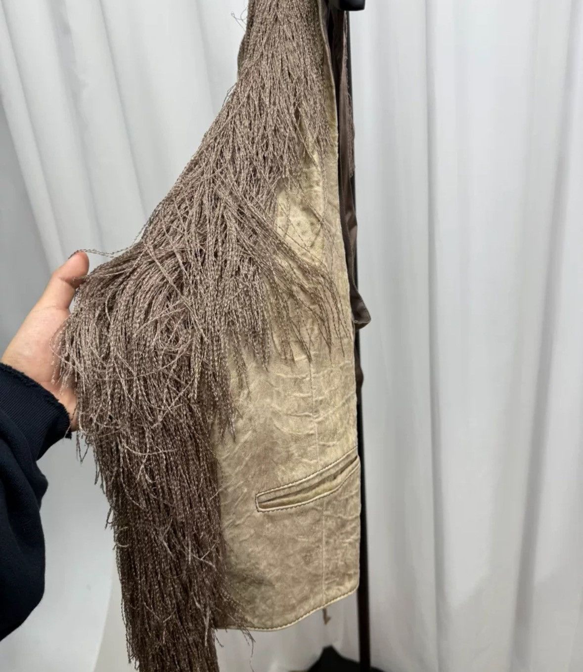 Ann Demeulemeester Ann Demeulemeester Hairy Erosion Cat Beard Vest Size US S / EU 44-46 / 1 - 4 Thumbnail