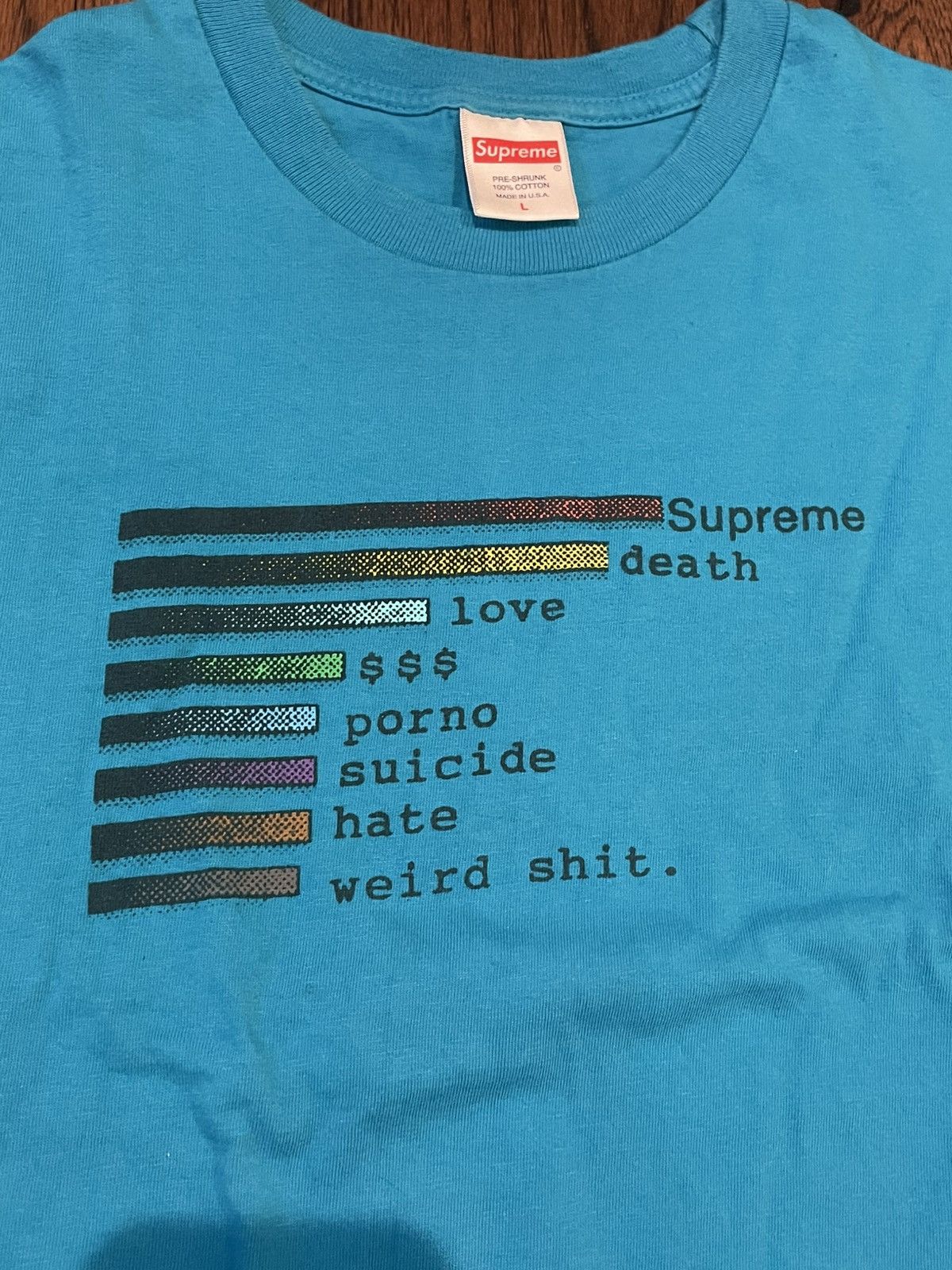 Supreme Supreme Love Death T Shirt Size US L / EU 52-54 / 3 - 2 Thumbnail