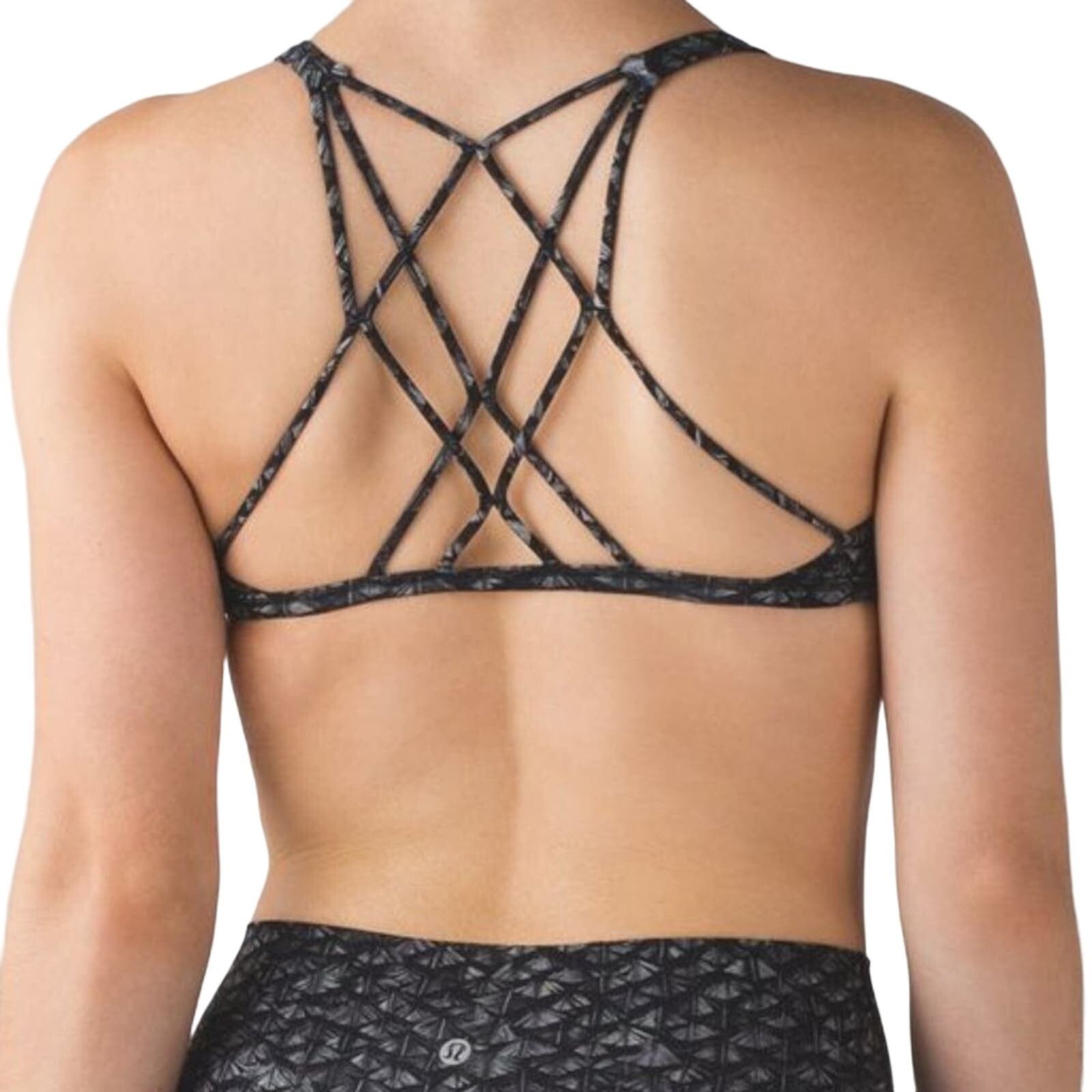 Lululemon LULULEMON Free To Be Zen Iridescent Multi Black Sports Bra Size ONE SIZE - 1 Thumbnail