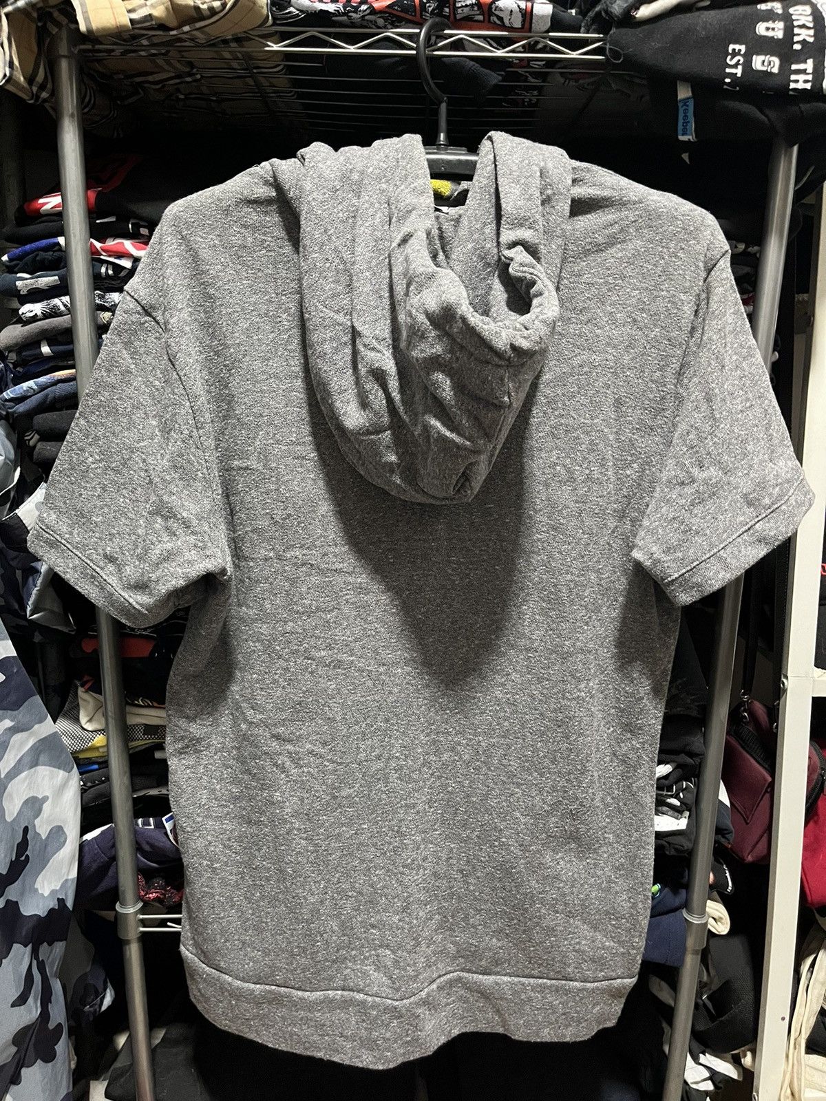 Vintage Stone Island Hoodie Shortsleeve Logo Bootleg Size US L / EU 52-54 / 3 - 2 Thumbnail