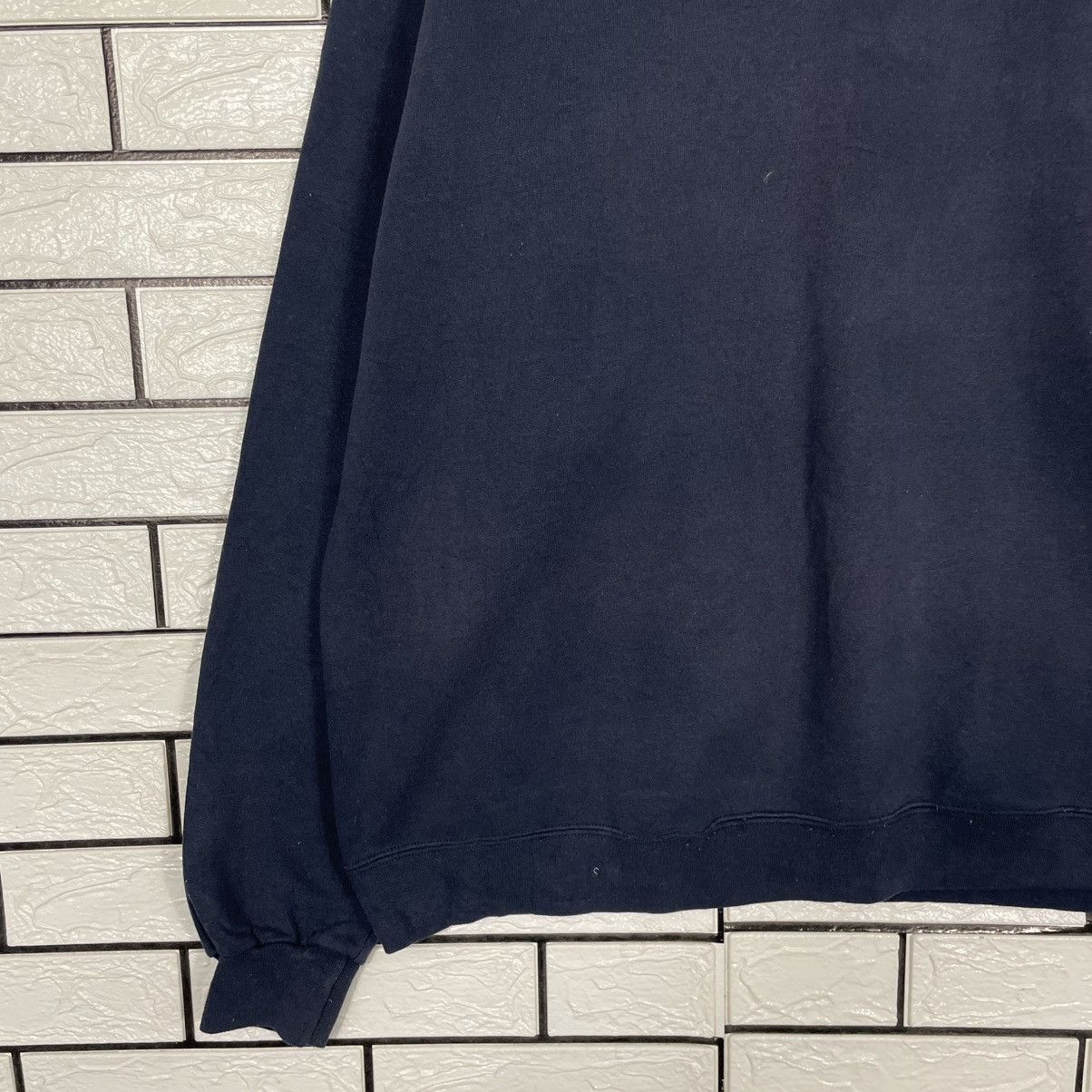 Japanese Brand Champion Plain Crewneck Blue Sweatshirt Size US XL / EU 56 / 4 - 3 Thumbnail