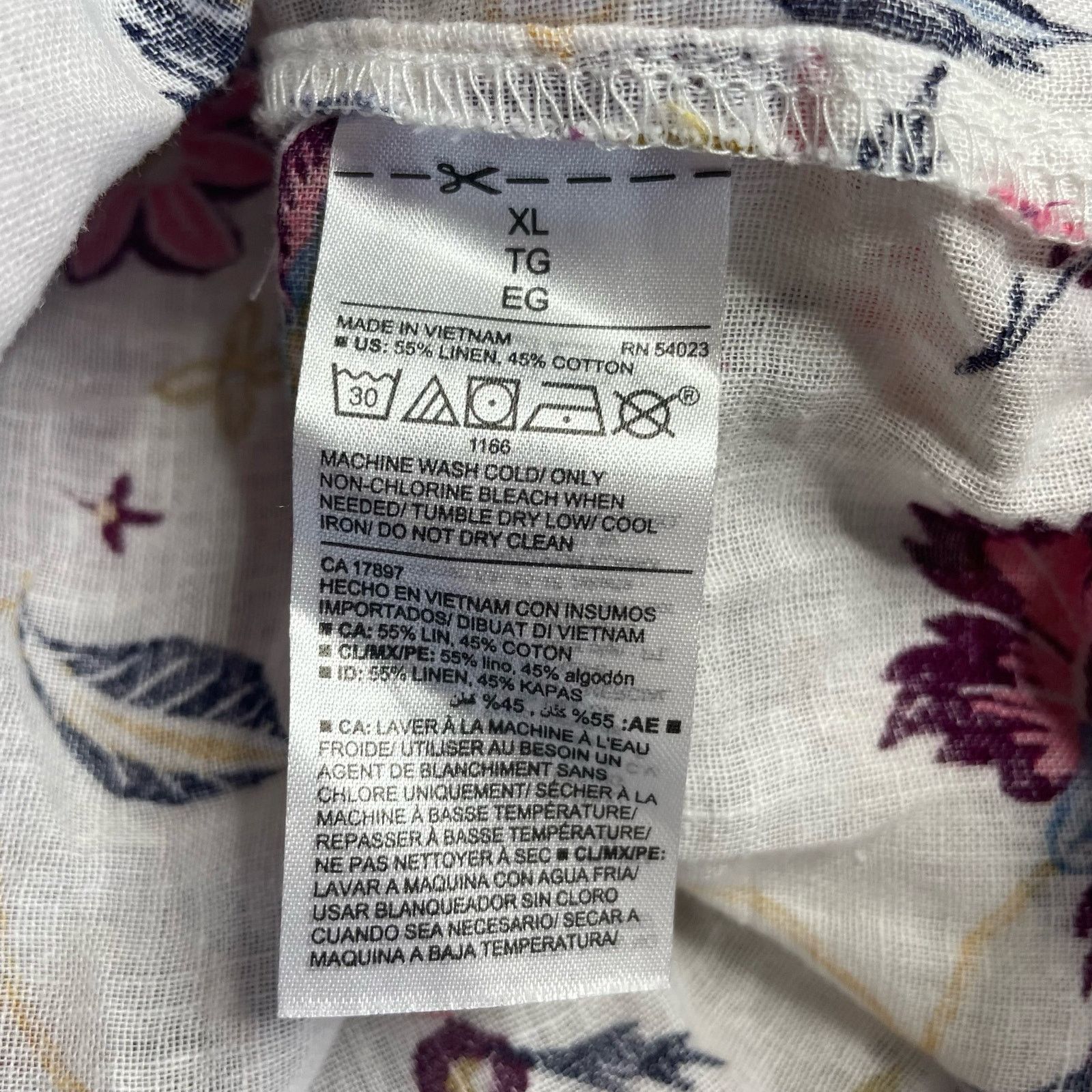 Old Navy Old Navy The Tunic Shirt Linen Blend Size XL / US 12-14 / IT 48-50 - 7 Thumbnail