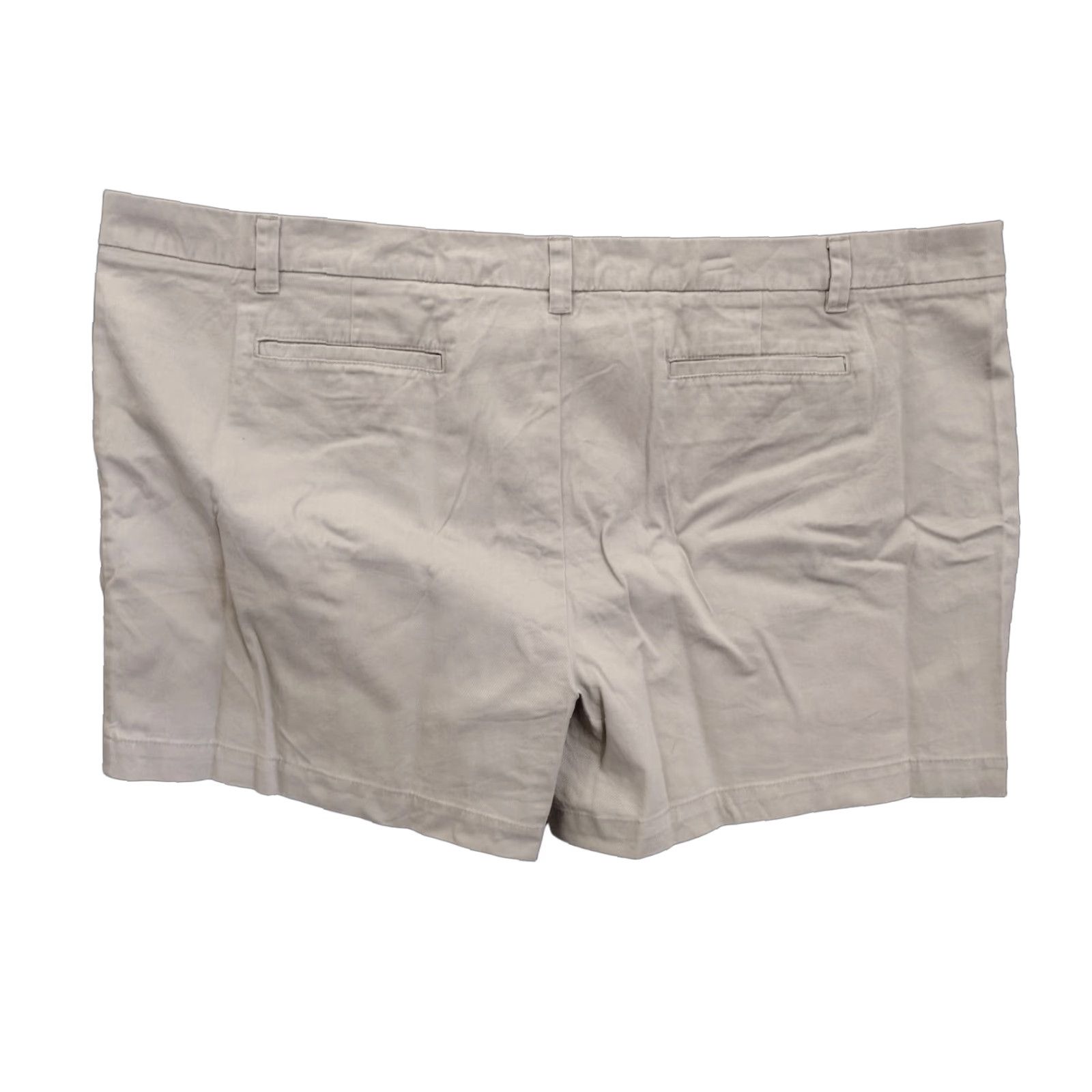 Vintage Unbranded Women's Cotton Chino Short Shorts 26W Beige Vintage: No Size 30" / US 8 / IT 44 - 1 Thumbnail