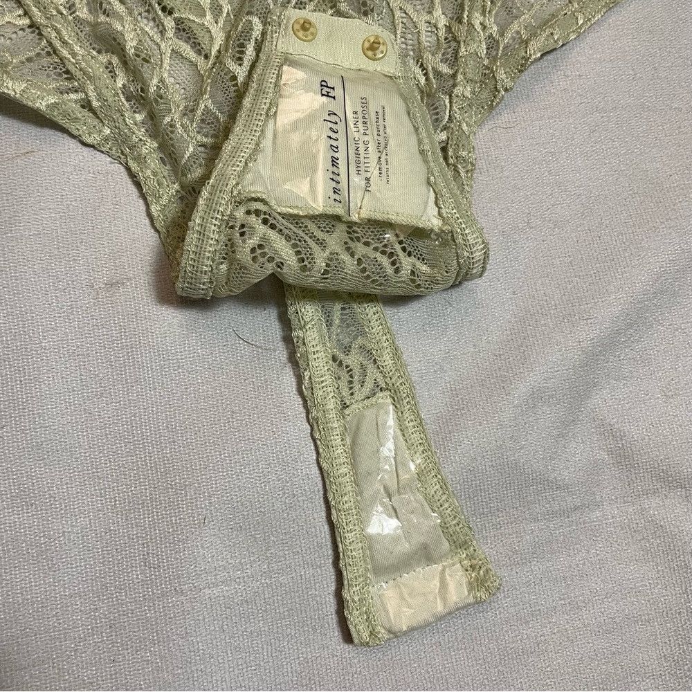 Free People New Free People In My Head Light Green Lace Long Sleeve Bod Size S / US 4 / IT 40 - 8 Thumbnail
