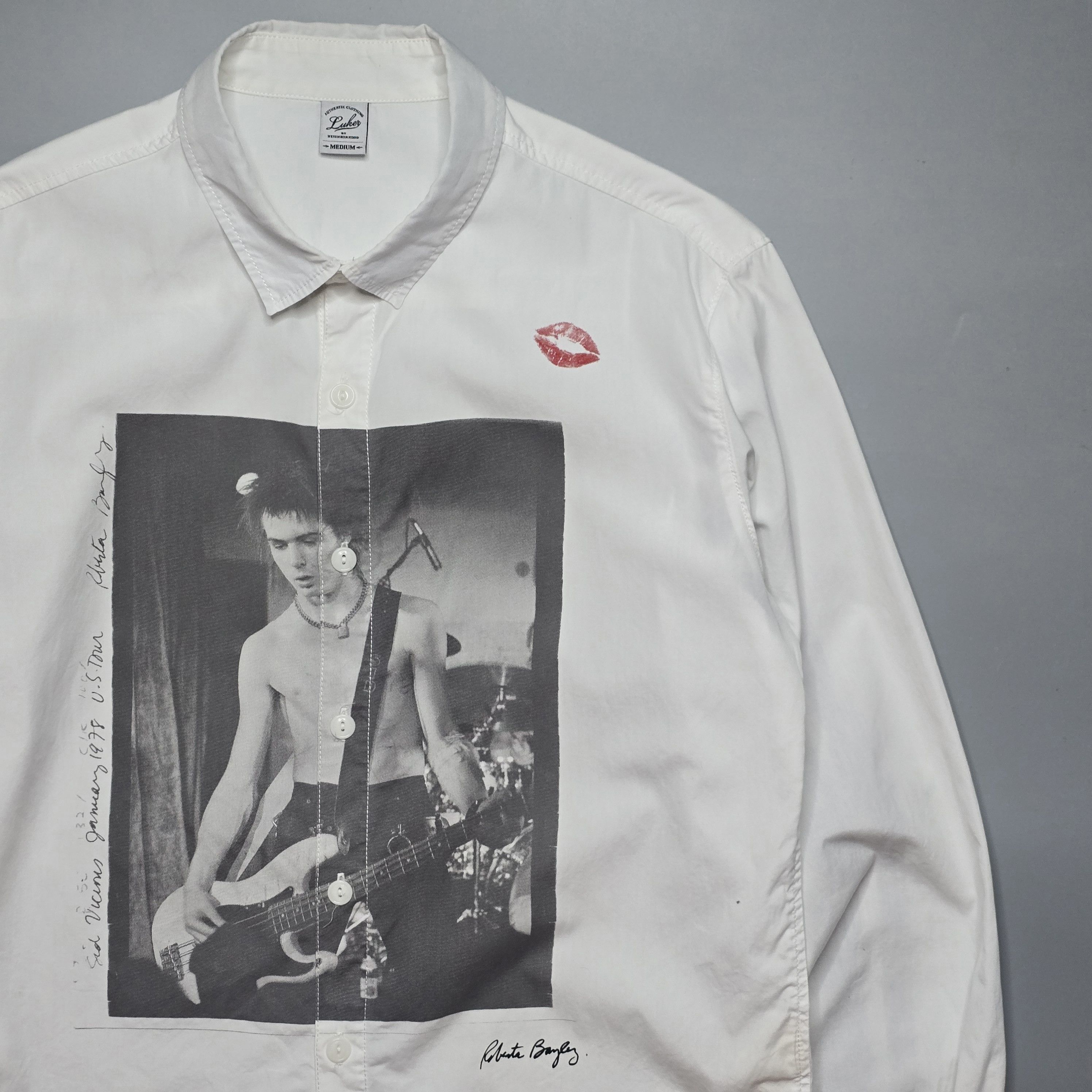 Neighborhood Luker x Roberta Bayley - Sid Vicious Shirt - Sex Pistols Size US S / EU 44-46 / 1 - 3 Thumbnail