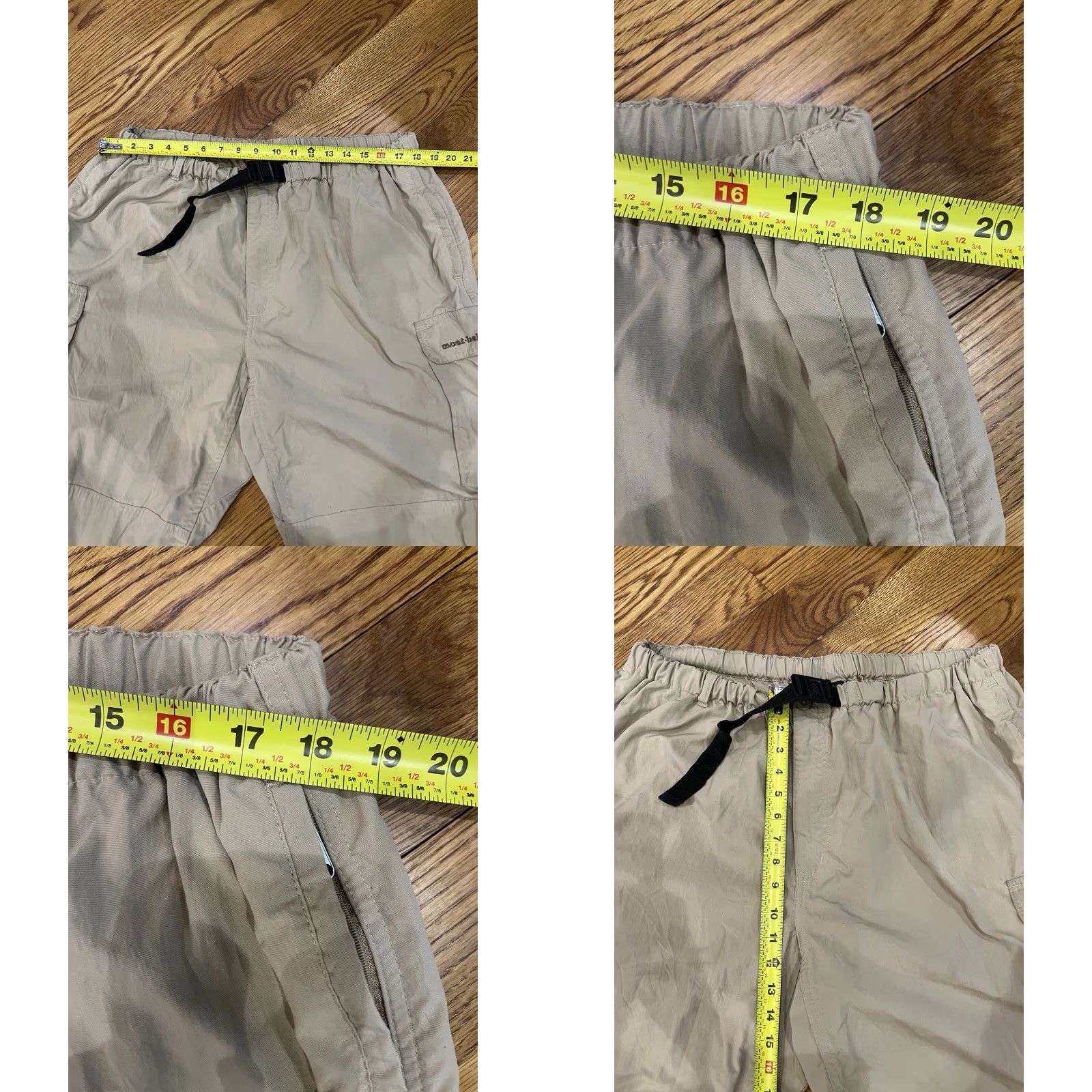 Montbell Montbell Lightweight Outdoor Hiking Pants Articulated Knee Mens Size XL Beige Size US 36 / EU 52 - 8 Thumbnail