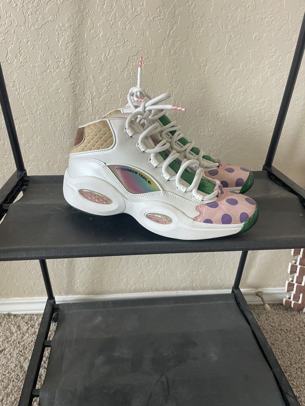 Reebok Reebok Question Mid Candyland Size US 10 / EU 43 - 5 Thumbnail