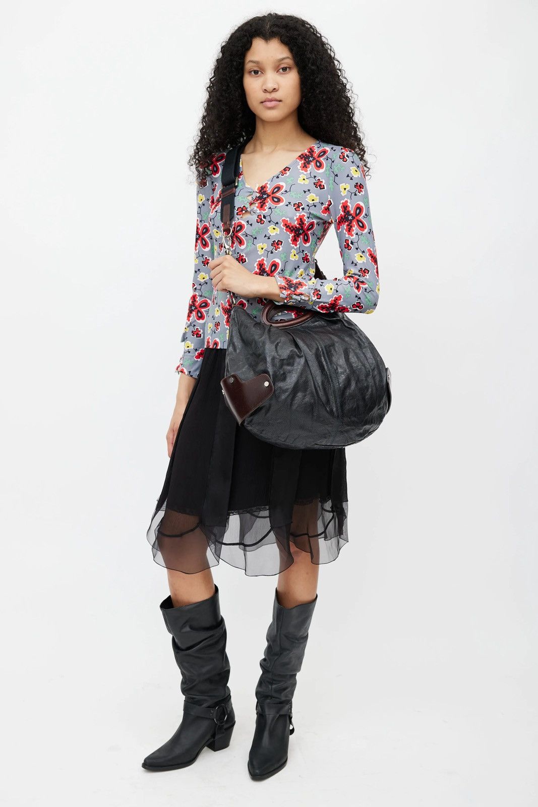 Marni Marni Lambskin Balloon Shoulder Bag Size ONE SIZE - 18 Thumbnail