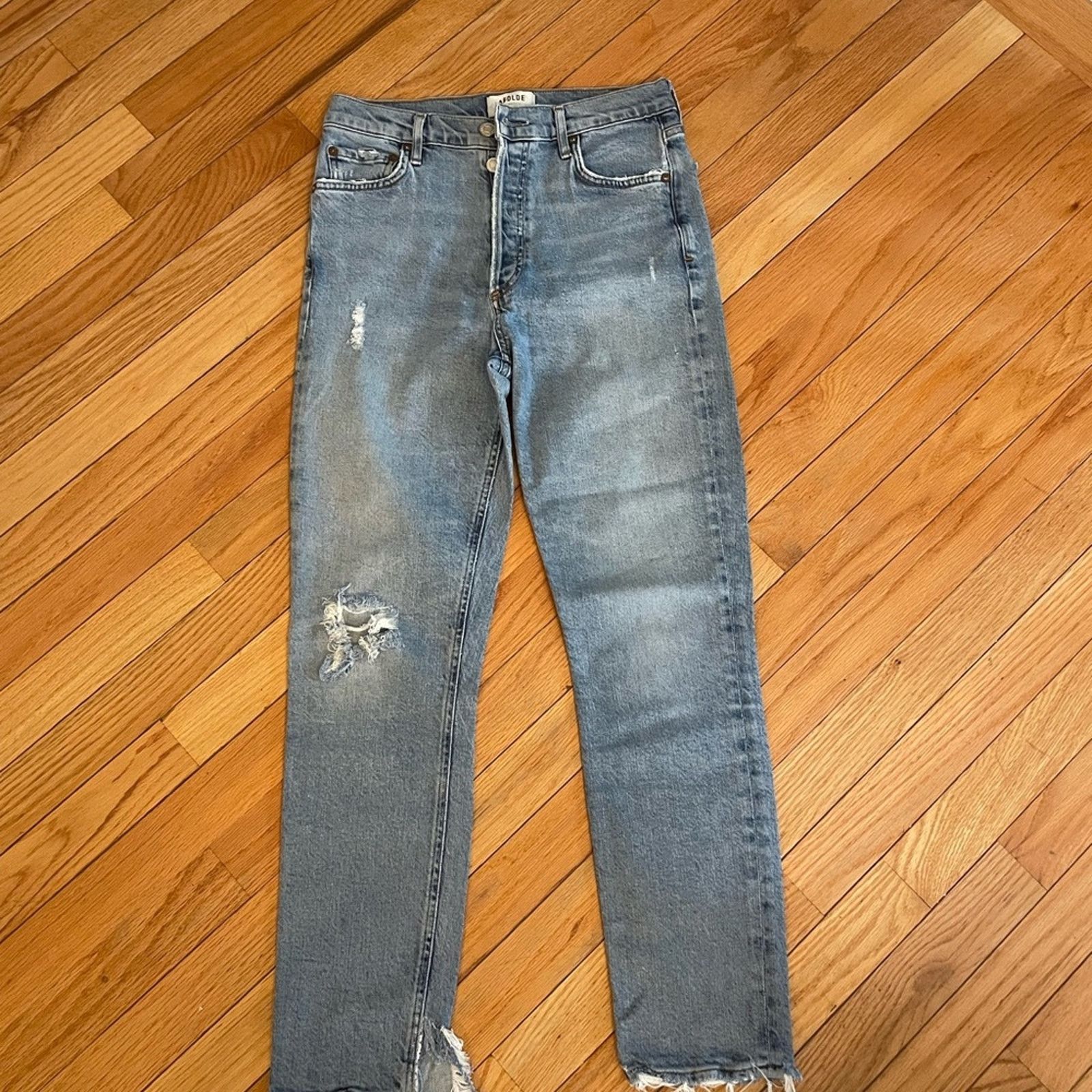Agolde Agolde Light Blue Denim Jeans Size 27" / US 4 / IT 40 - 1 Thumbnail