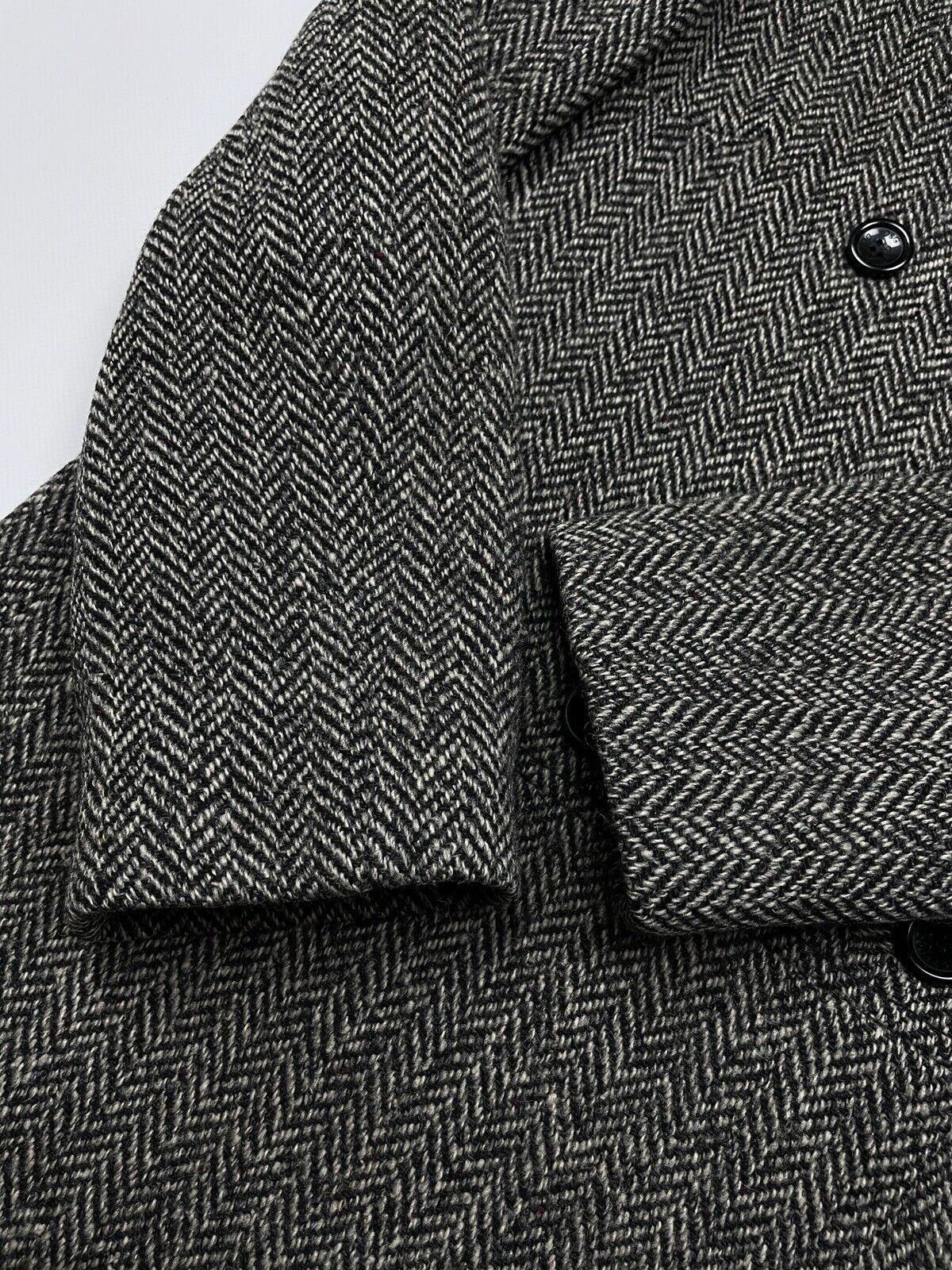 Dolce & Gabbana Dolce & Gabbana Womens Herringbone Tweed Wool Coat Jacket Size XS / US 0-2 / IT 36-38 - 13 Thumbnail