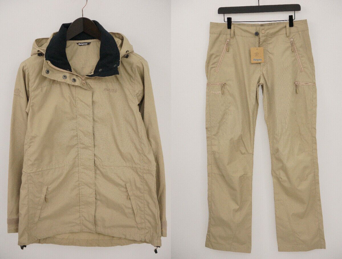 image of Bergens Woman Bergans Of Norway Jacket&trousers Suit Beige M Vam189, Women's (Size Medium)