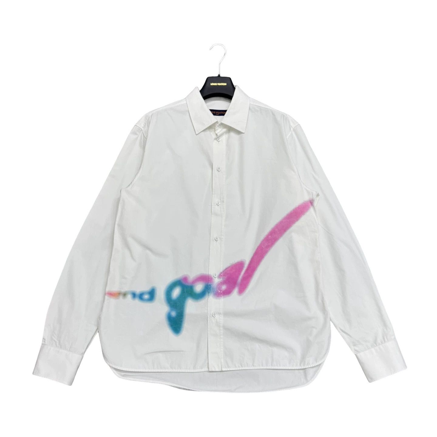 Louis Vuitton Louis Vuitton Neon Graffiti Shirt Size M Size US M / EU 48-50 / 2 - 1 Thumbnail