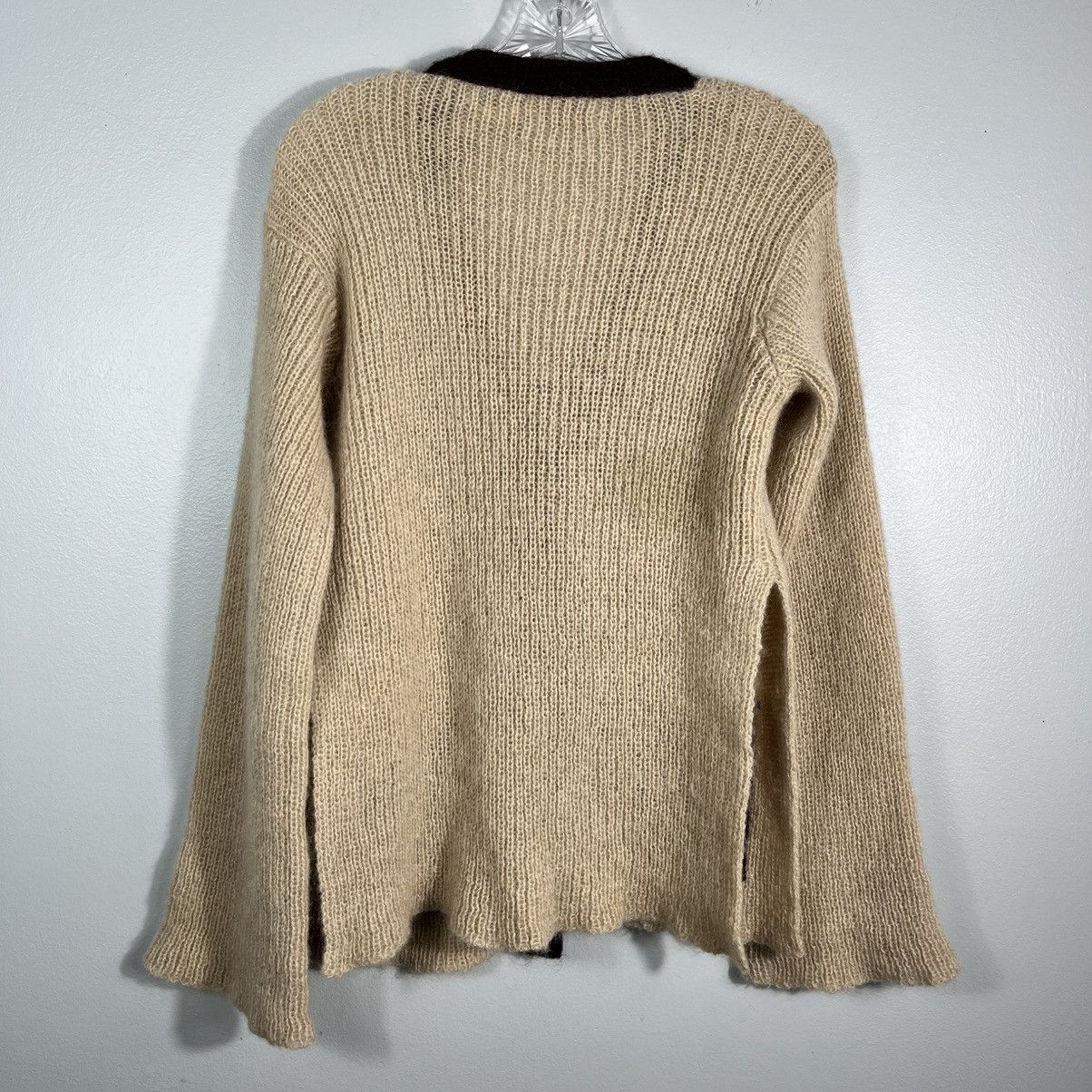 Vintage Coronia Vintage 70s Mohair Blend Tie Bell Sleeve Cardigan Size M / US 6-8 / IT 42-44 - 5 Thumbnail
