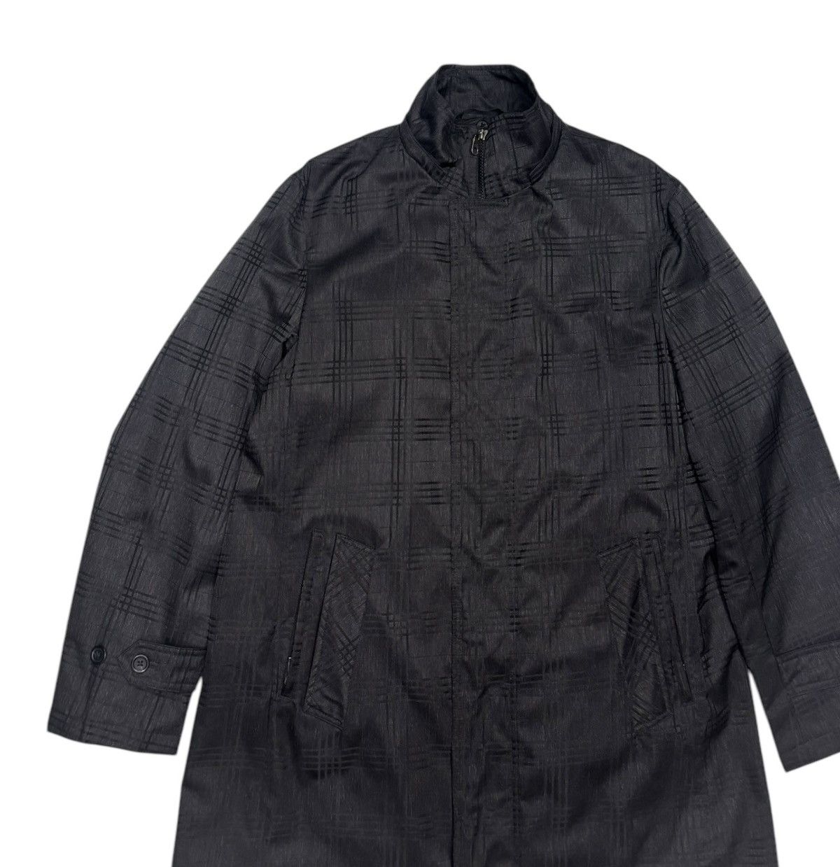 Yohji Yamamoto 🔥D'HOMME A HOMME JAPAN PLAID WINTER COAT WITH DOWN LINER Size US L / EU 52-54 / 3 - 5 Thumbnail