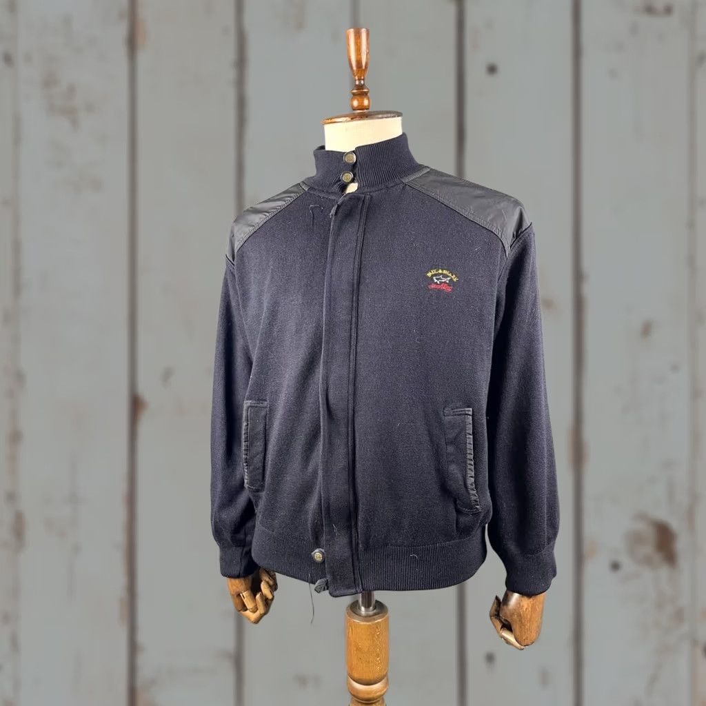 Paul & Shark Paul & Shark Jacket Mens Size L Blue Wool Knit Yachting Long Sleeve Zipper Size US L / EU 52-54 / 3 - 1 Thumbnail