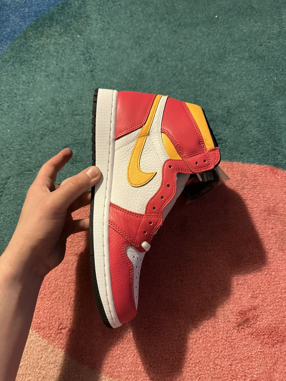 Jordan Brand Air Jordan 1 Retro High OG Light Fushion Size US 11.5 / EU 44-45 - 10 Thumbnail