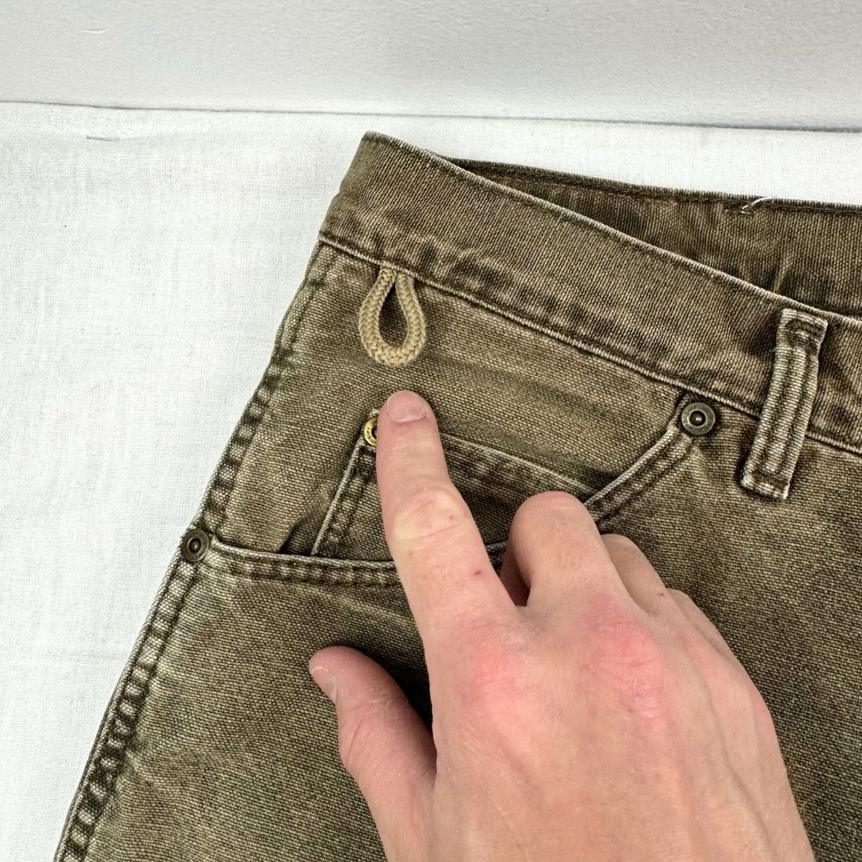 Wrangler VINTAGE Wrangler Rugged Wear Denim Jeans Adult 38x30 Brown Lined 90s Y2K USA Outdoor Men's Regular Straight Jeans Shirt Size US 38 / EU 54 - 6 Thumbnail