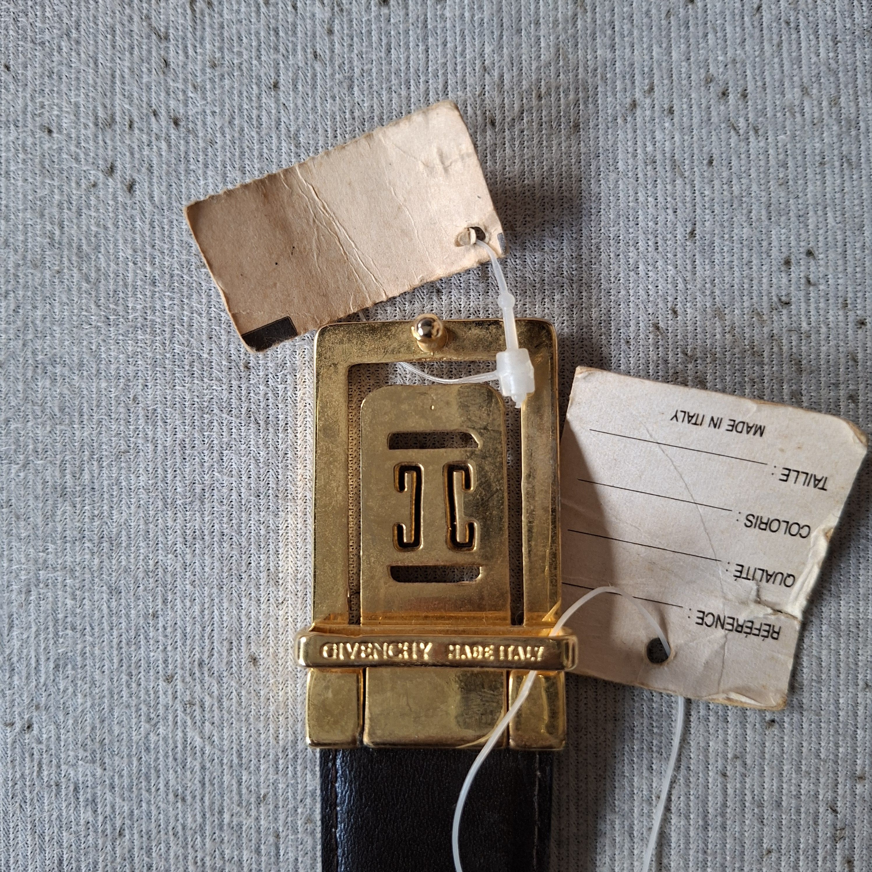 Givenchy 💥 Deadstock! Vintage 80s givenchy paris made in italy belt Size ONE SIZE - 4 Thumbnail
