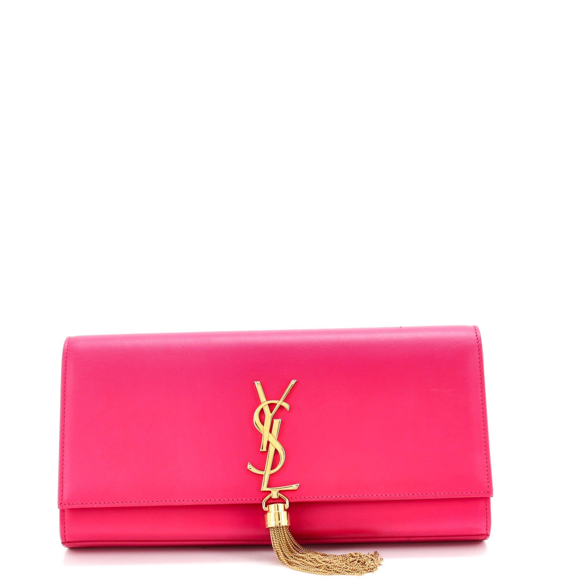 Saint Laurent Paris Classic Monogram Tassel Clutch Size ONE SIZE - 1 Thumbnail