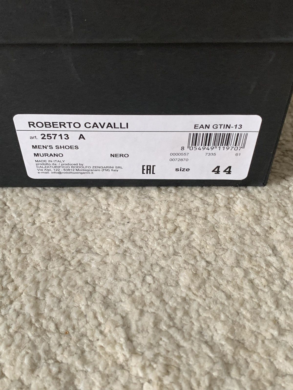 Roberto Cavalli Roberto Cavalli Murano Loafer Black EU44 Size US 11 / EU 44 - 11 Thumbnail