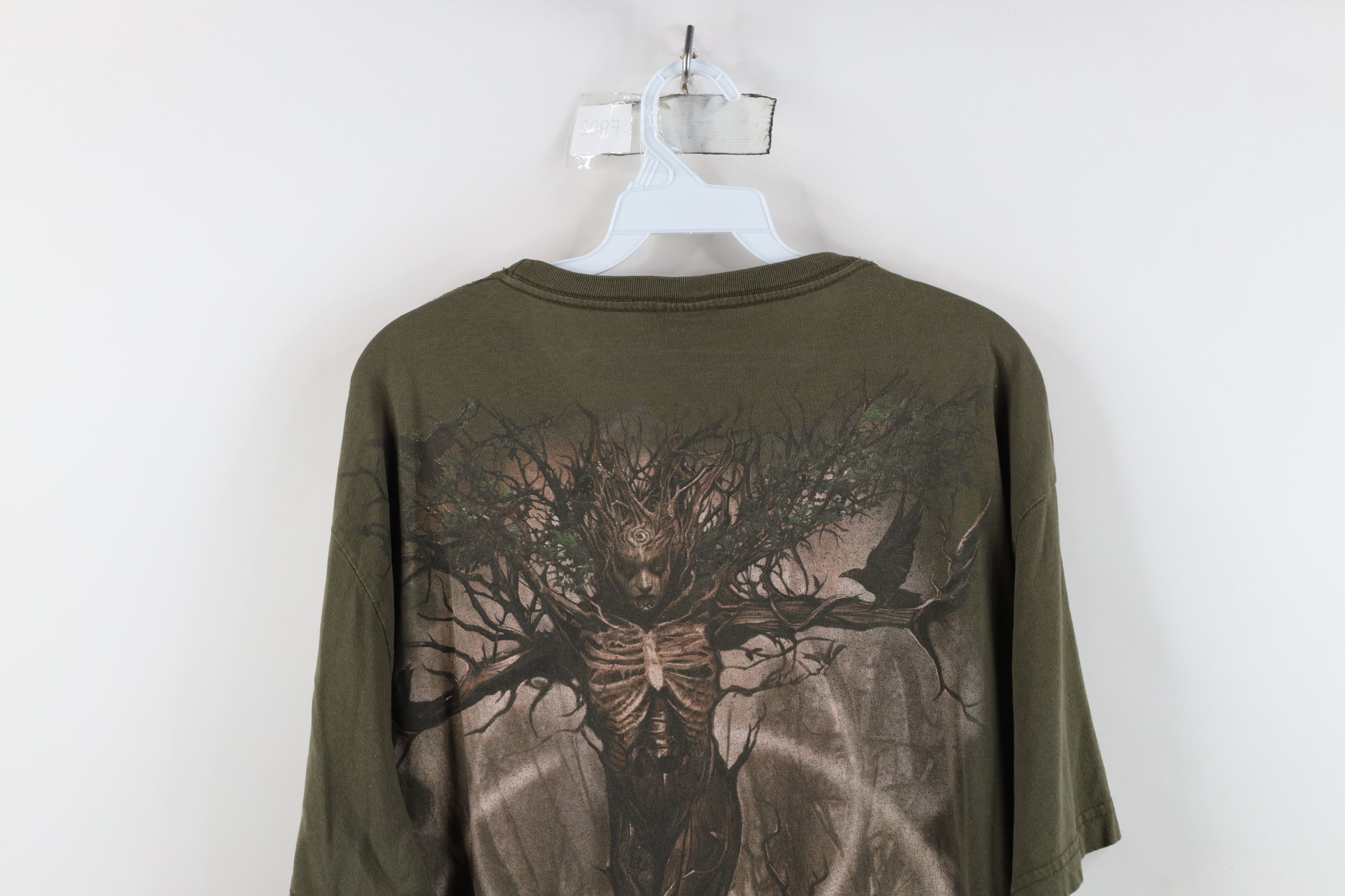 Vintage Vintage Y2K Streetwear Mother Nature Tree Skull T-Shirt Size US XL / EU 56 / 4 - 15 Thumbnail