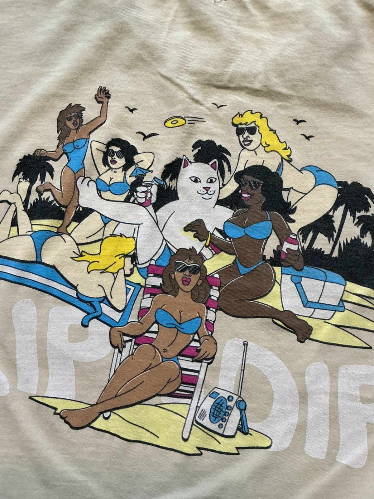 RIPNDIP RipNDip Lord Nermal Beach Girls Swimsuit Graphic T-Shirt Size US S / EU 44-46 / 1 - 14 Thumbnail