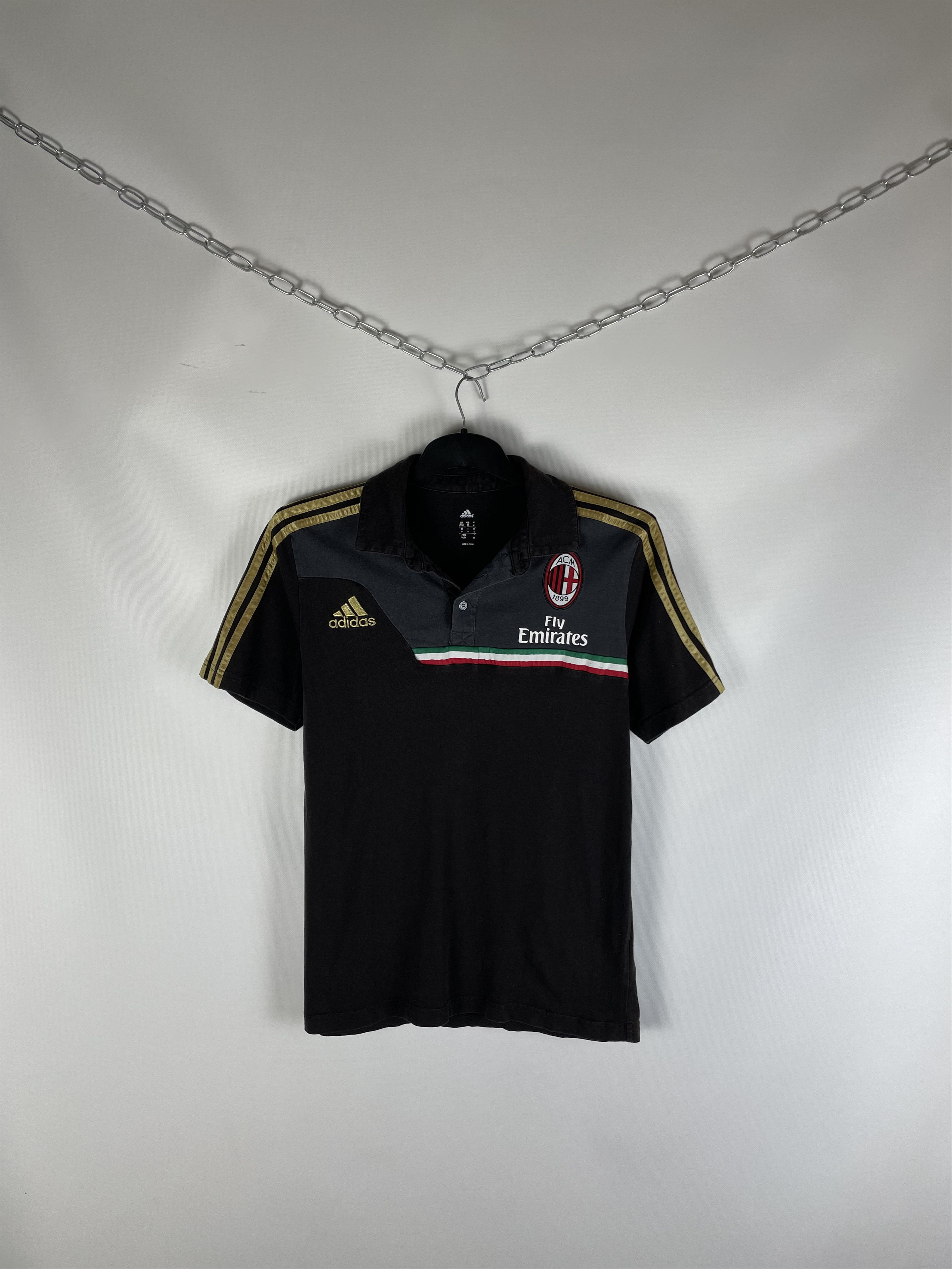 Adidas Vintage adidas AC Milan soccer polo Size US M / EU 48-50 / 2 - 1 Thumbnail