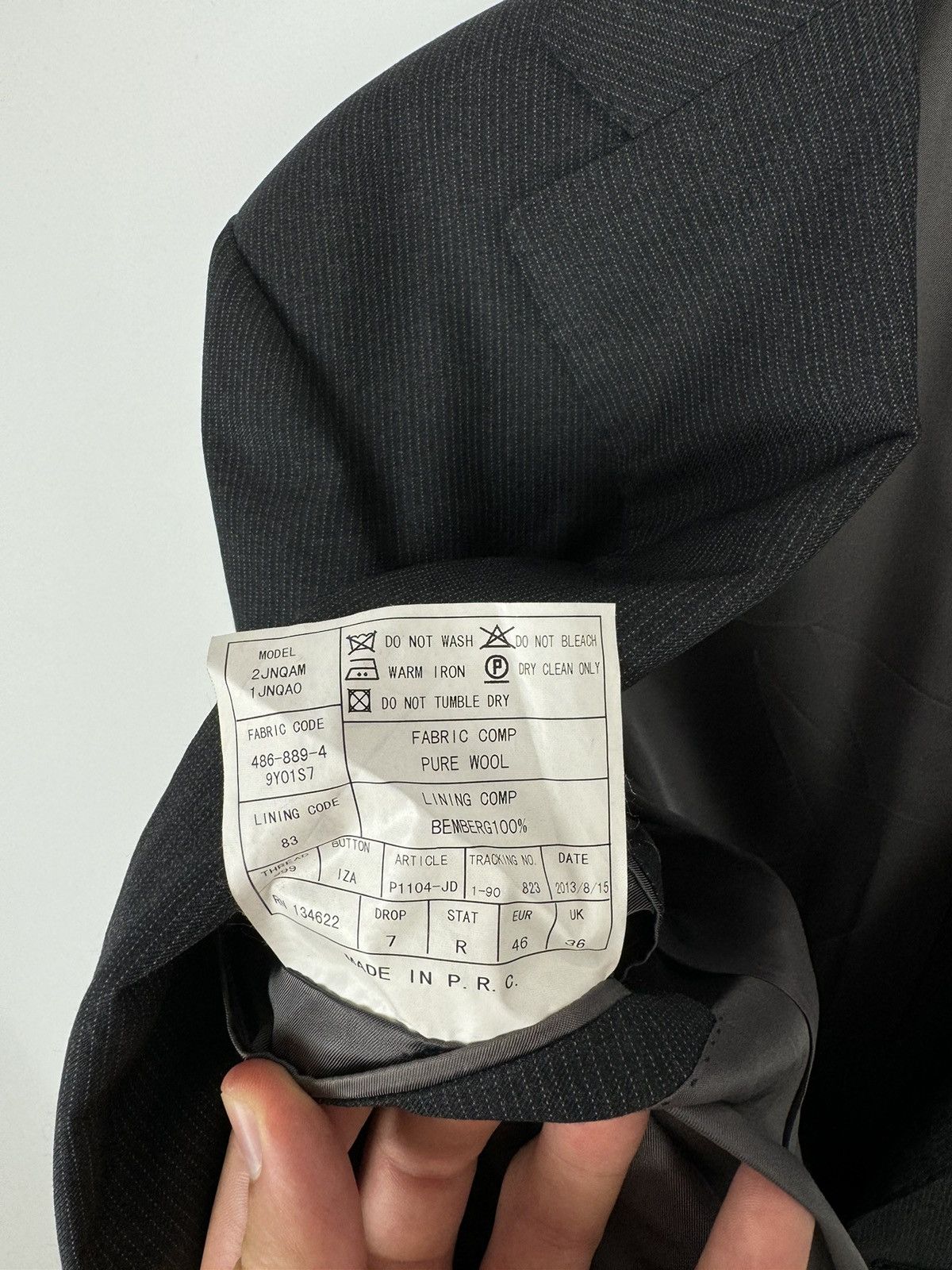 Suitsupply Suitsupply Wool Classic Blazer Jacket Size 46R - 11 Thumbnail