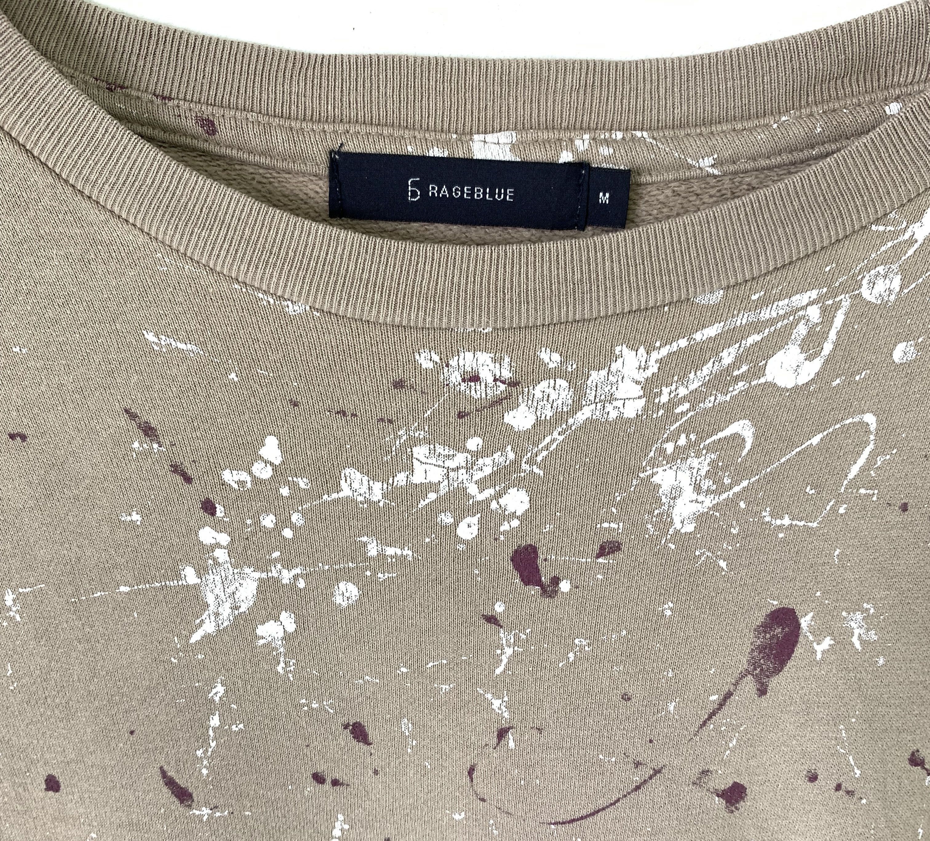 Rage blue painter pullover