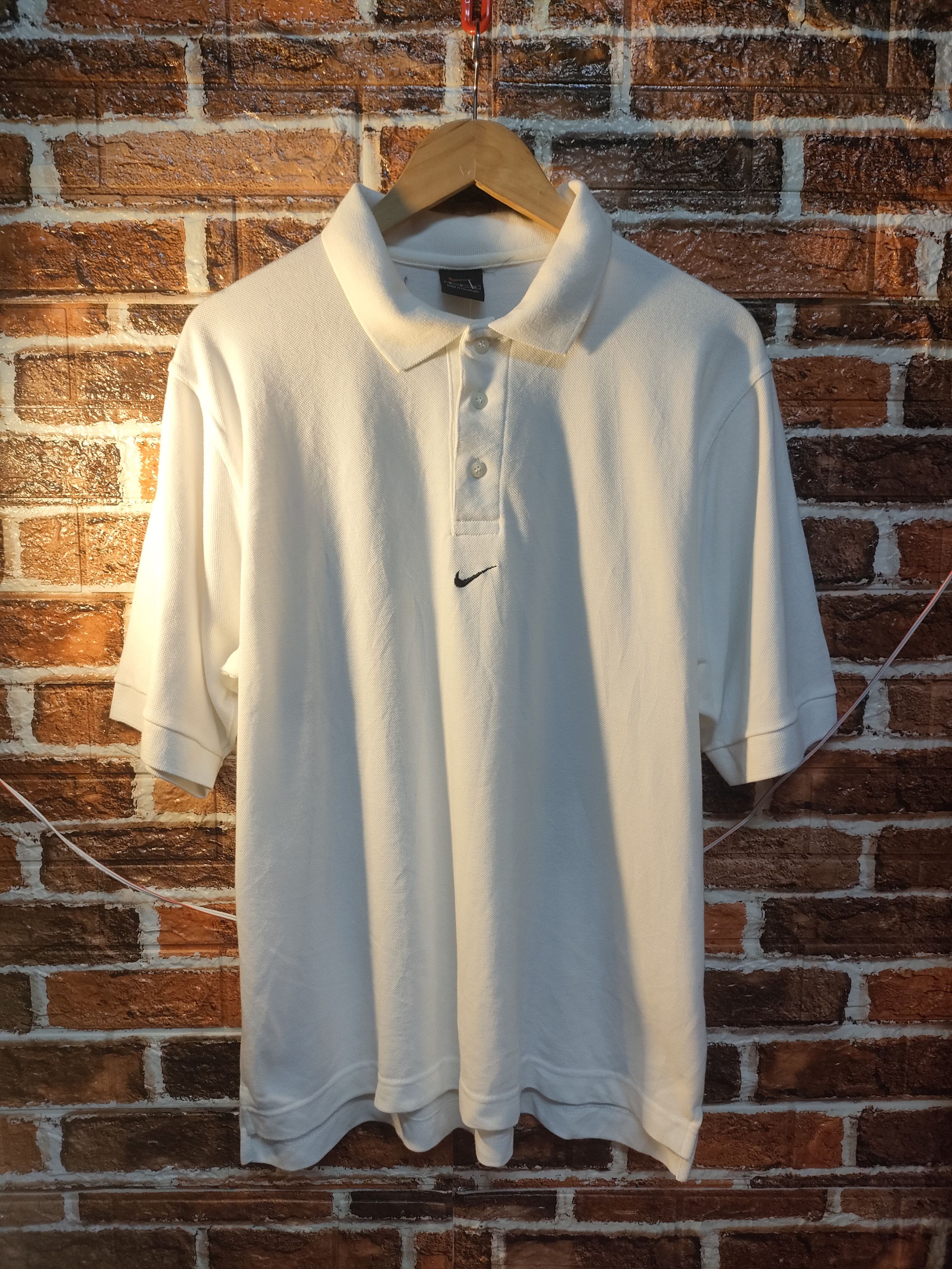 Nike × Vintage Vintage Nike Center Polo Tees Size US M / EU 48-50 / 2 - 1 Thumbnail