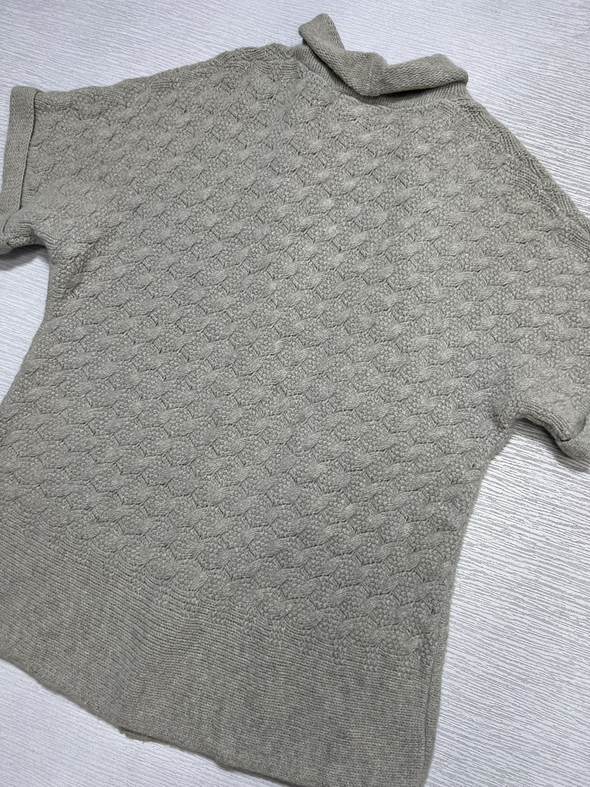 Number (N)ine Number (N)ine - FW 08’ Cable Knit Short Sleeve Cardigan Size US M / EU 48-50 / 2 - 13 Thumbnail