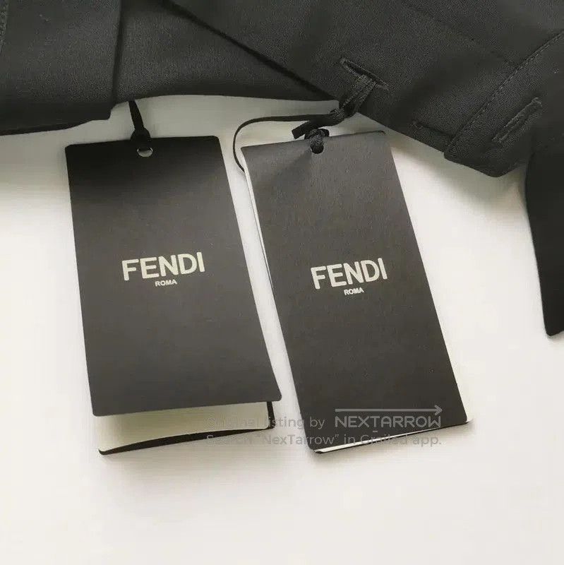Fendi Fendi Black Polyester Logo Men's Jacket . Size US M / EU 48-50 / 2 - 4 Thumbnail