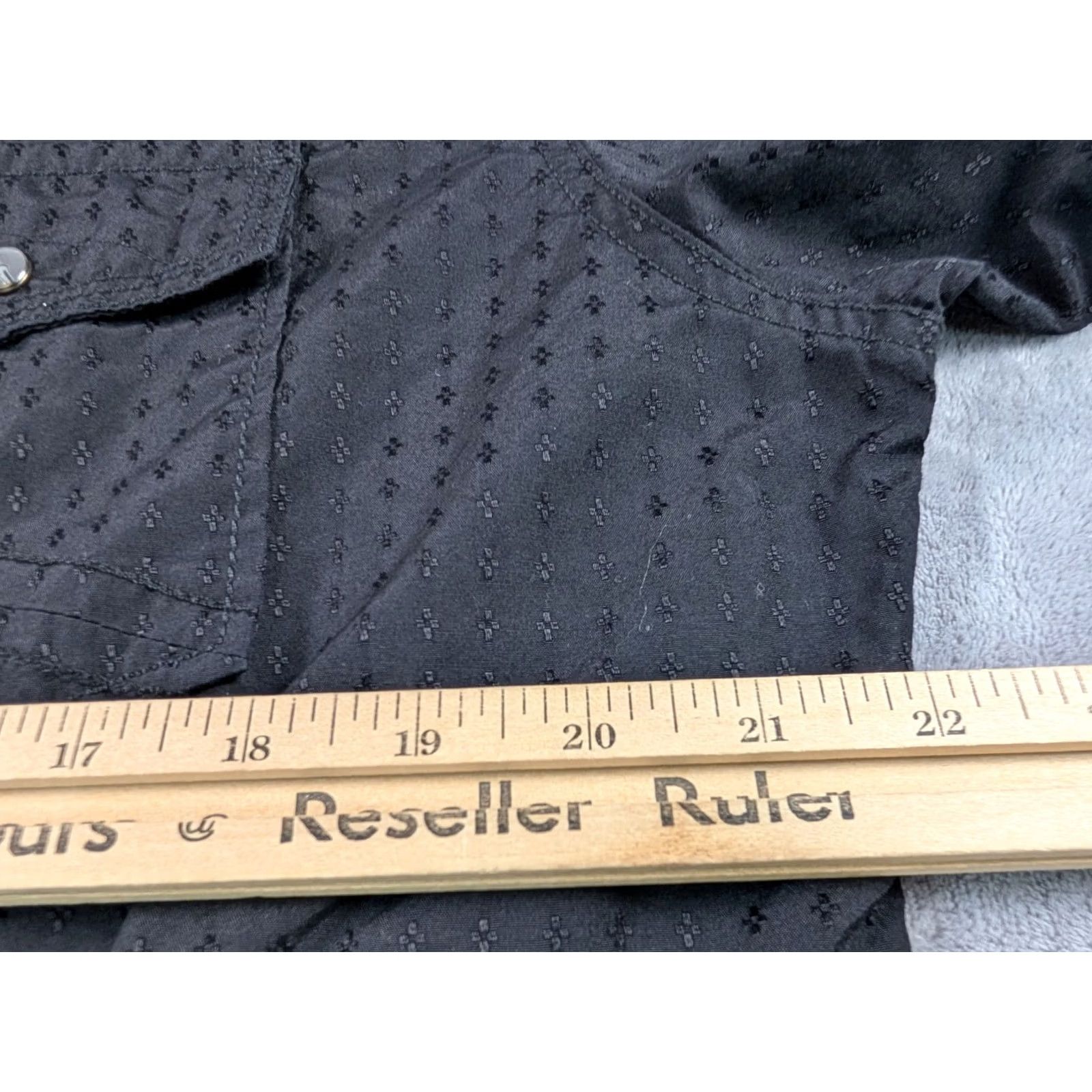 BKE BKE Western Shirt Men XL Black Pearl Snap Rugged Standard Fit Textured Plaid Casual Western Theme Size US XL / EU 56 / 4 - 7 Thumbnail