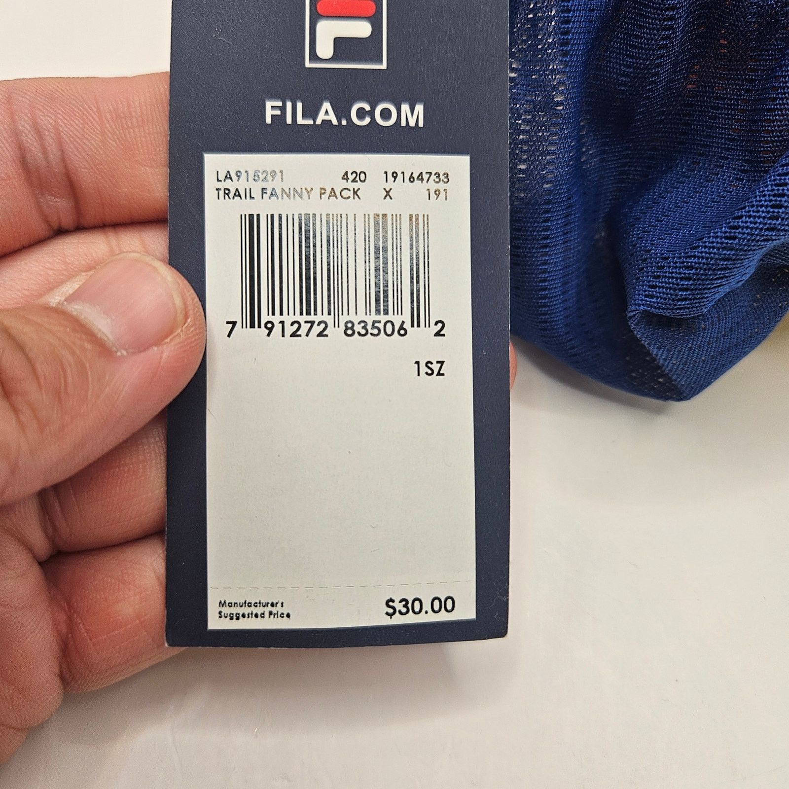 Fila FILA RARE TRAIL FANNY PACK BLUE YELLOW LA915291-420 NWT Size ONE SIZE - 2 Thumbnail