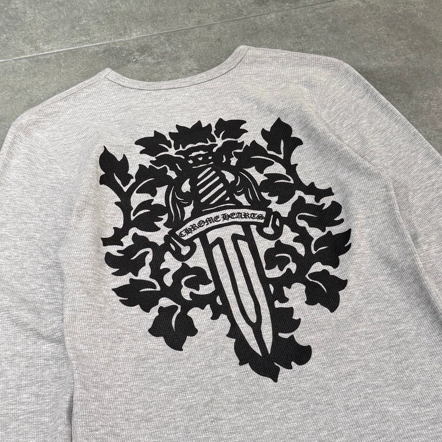 Chrome Hearts chrome hearts gray long sleeve shirt Size US M / EU 48-50 / 2 - 6 Thumbnail
