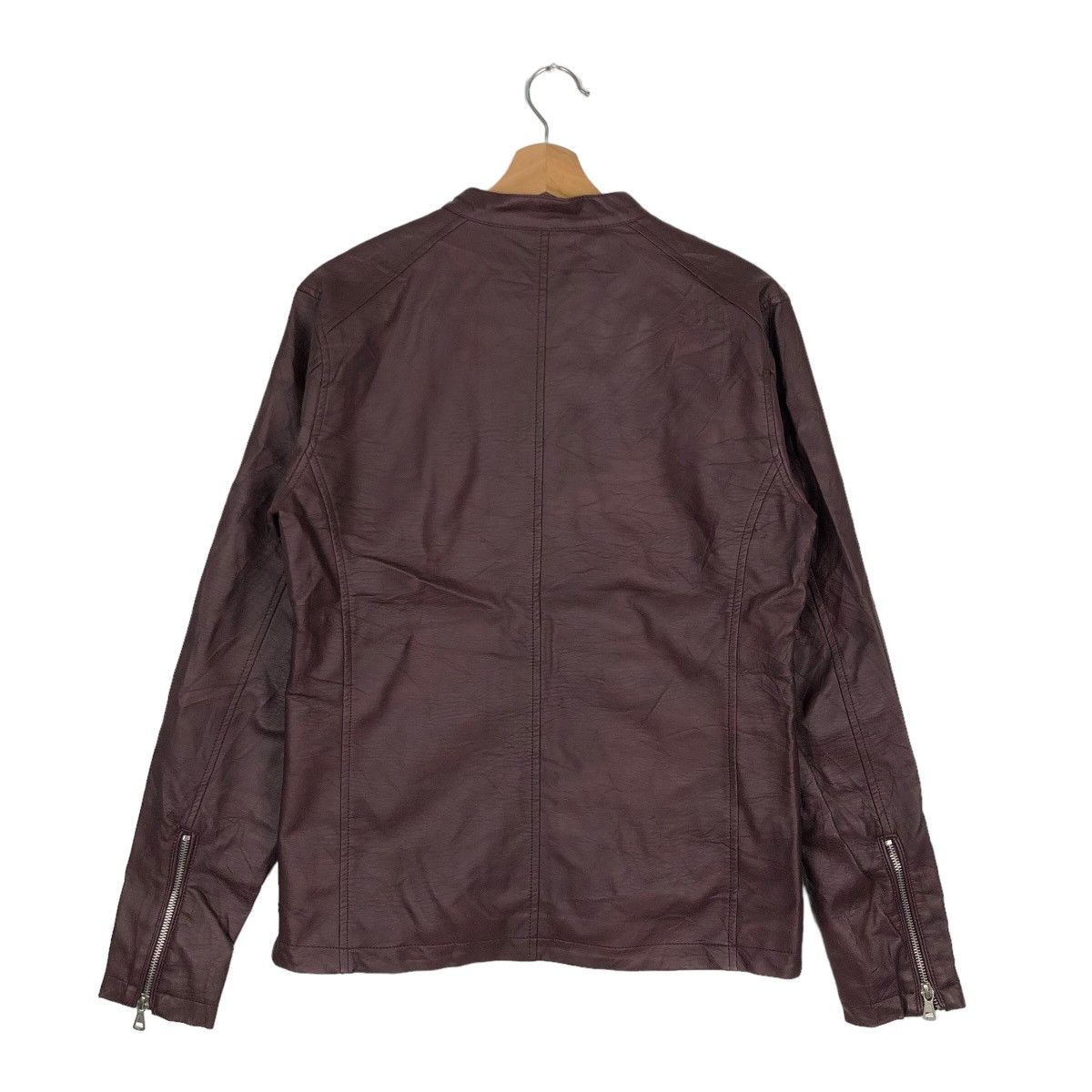 Japanese Brand VINTAGE BIKER SOFT LEATHER JACKET NEVER ACQUIESCE RICK OWENS Size US M / EU 48-50 / 2 - 7 Thumbnail