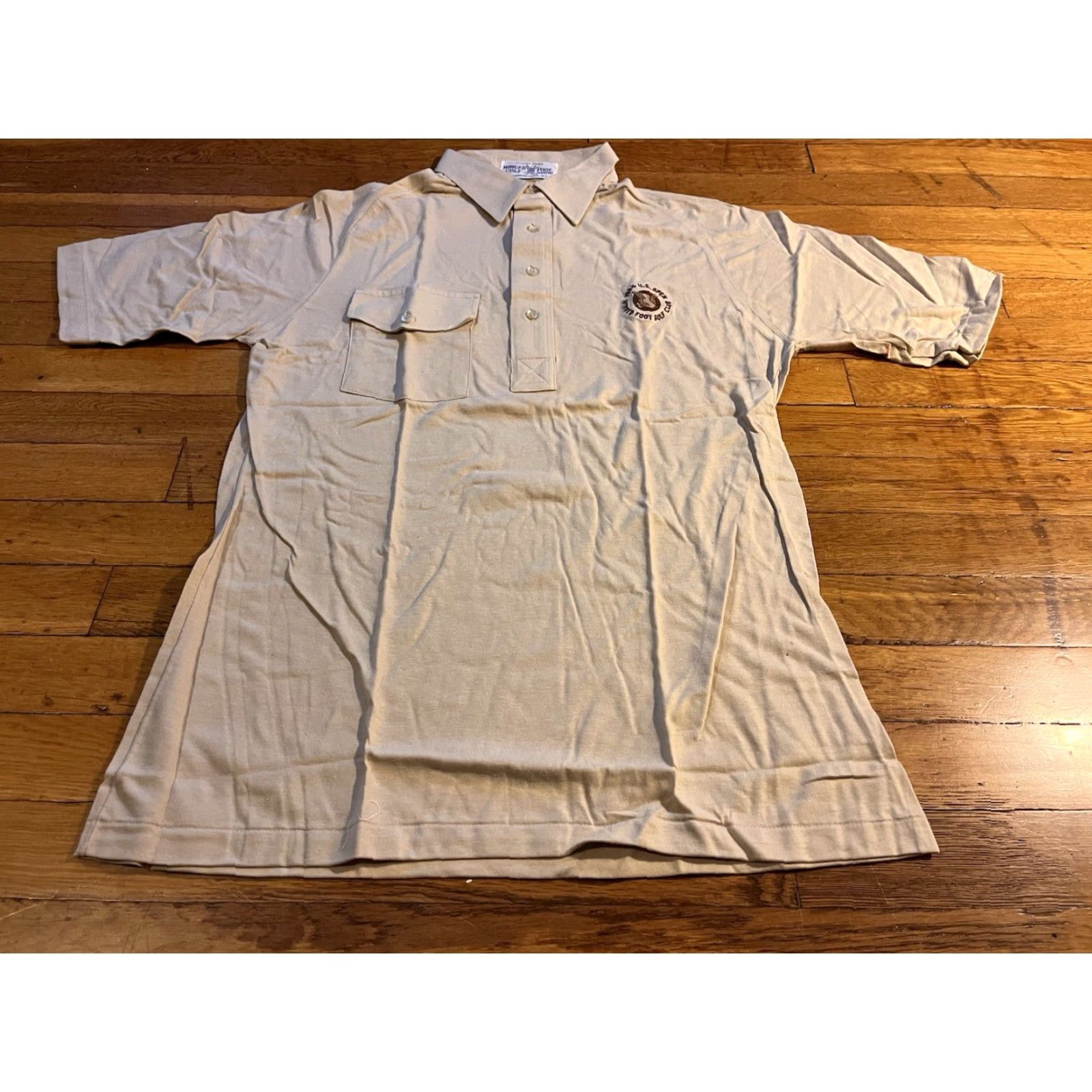 Vintage VINTAGE Winged Foot Golf Shop 1984 US Open Custom Made Polo Shirt Men’s M Beige Polo Shirt Men’s M Beige Golf Logo 80s Retro Size US M / EU 48-50 / 2 - 7 Thumbnail