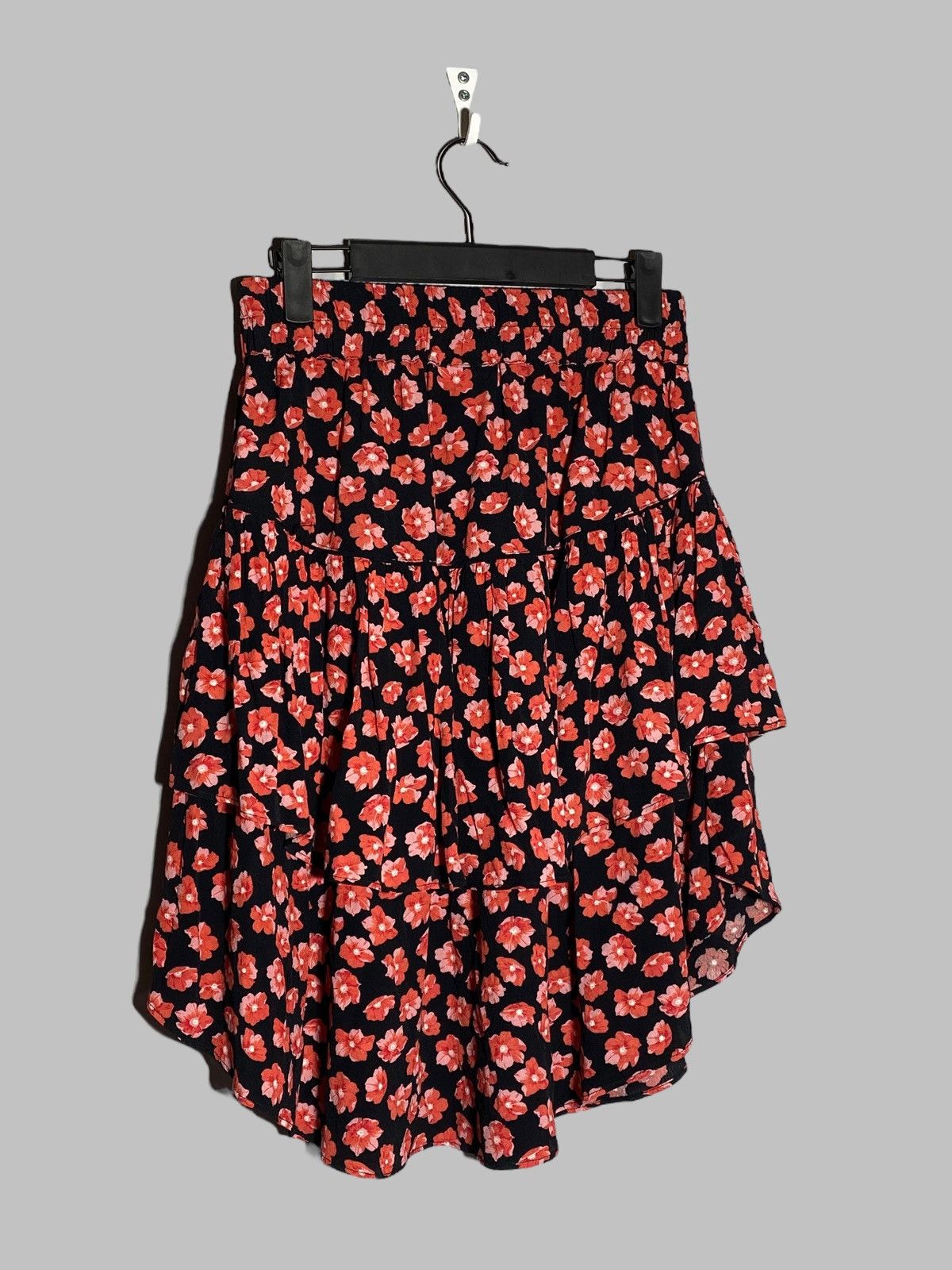 Ganni 🔥 GANNI FLORAL PRINT VISCOSE SKIRT Y2K GRUNGE PARIS FASHION Size 26" / US 2 / IT 38 - 6 Thumbnail