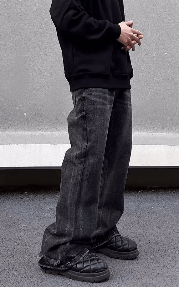 Japanese Brand × Vintage Fashion grunge washed flared jeans pants Size US 34 / EU 50 - 5 Thumbnail