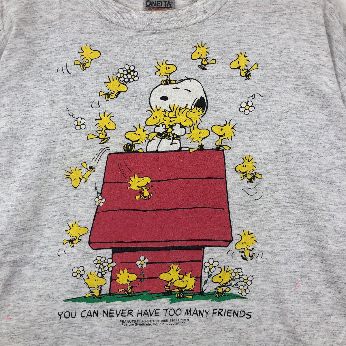 Peanuts Vintage 90s PEANUTS Snoopy T Shirt Oneita Tag Size XL Size US XL / EU 56 / 4 - 3 Thumbnail