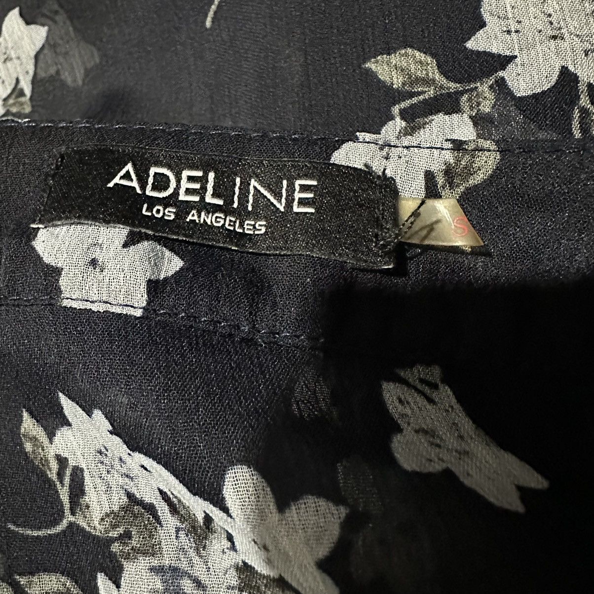 Other Adeline Los Angeles ruffled collar floral sheer blouse Size S / US 4 / IT 40 - 3 Thumbnail