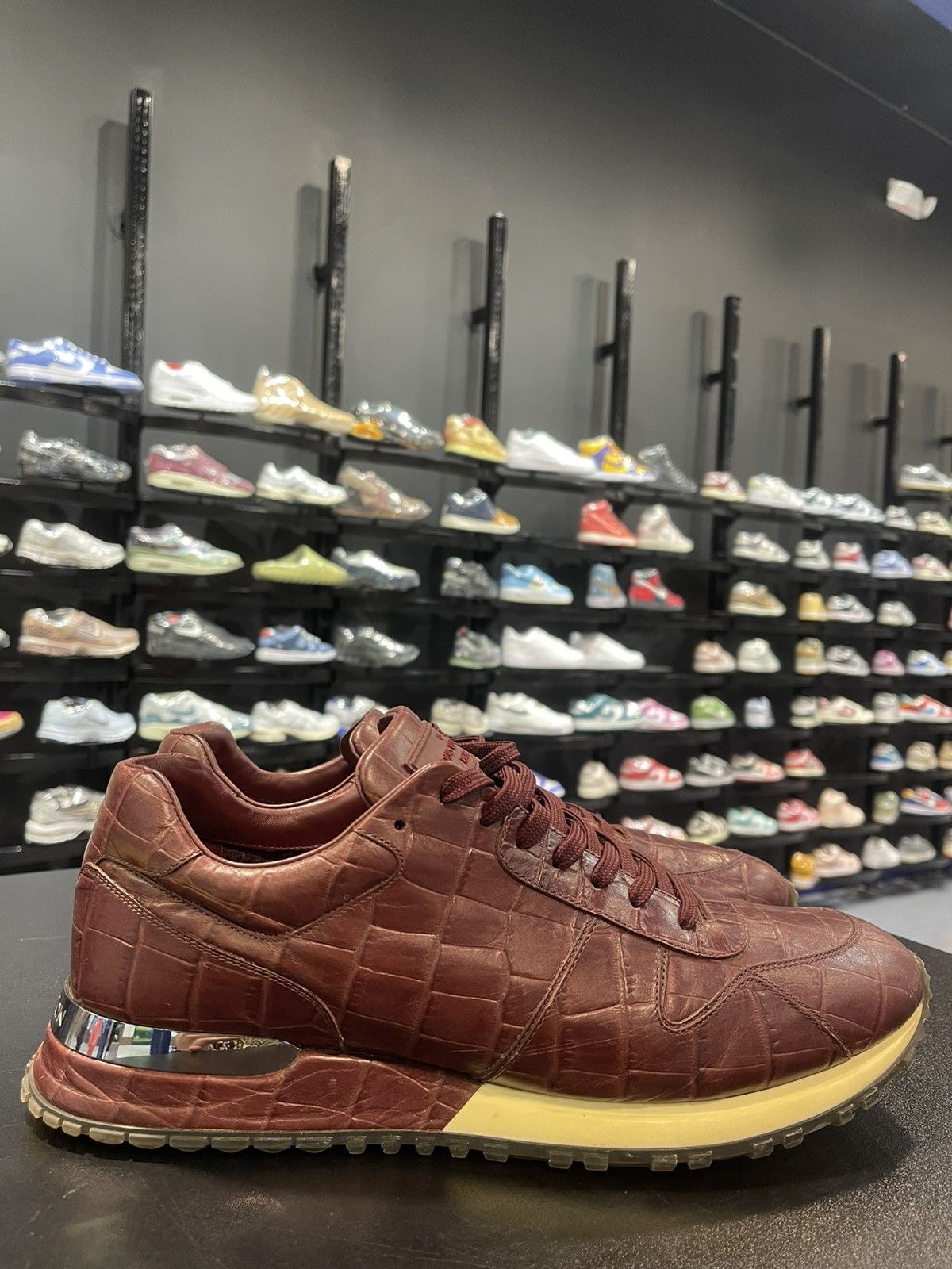 Louis Vuitton Size 11UK/12US - Louis Vuitton Croc Embossed Run Away Size US 12 / EU 45 - 3 Thumbnail
