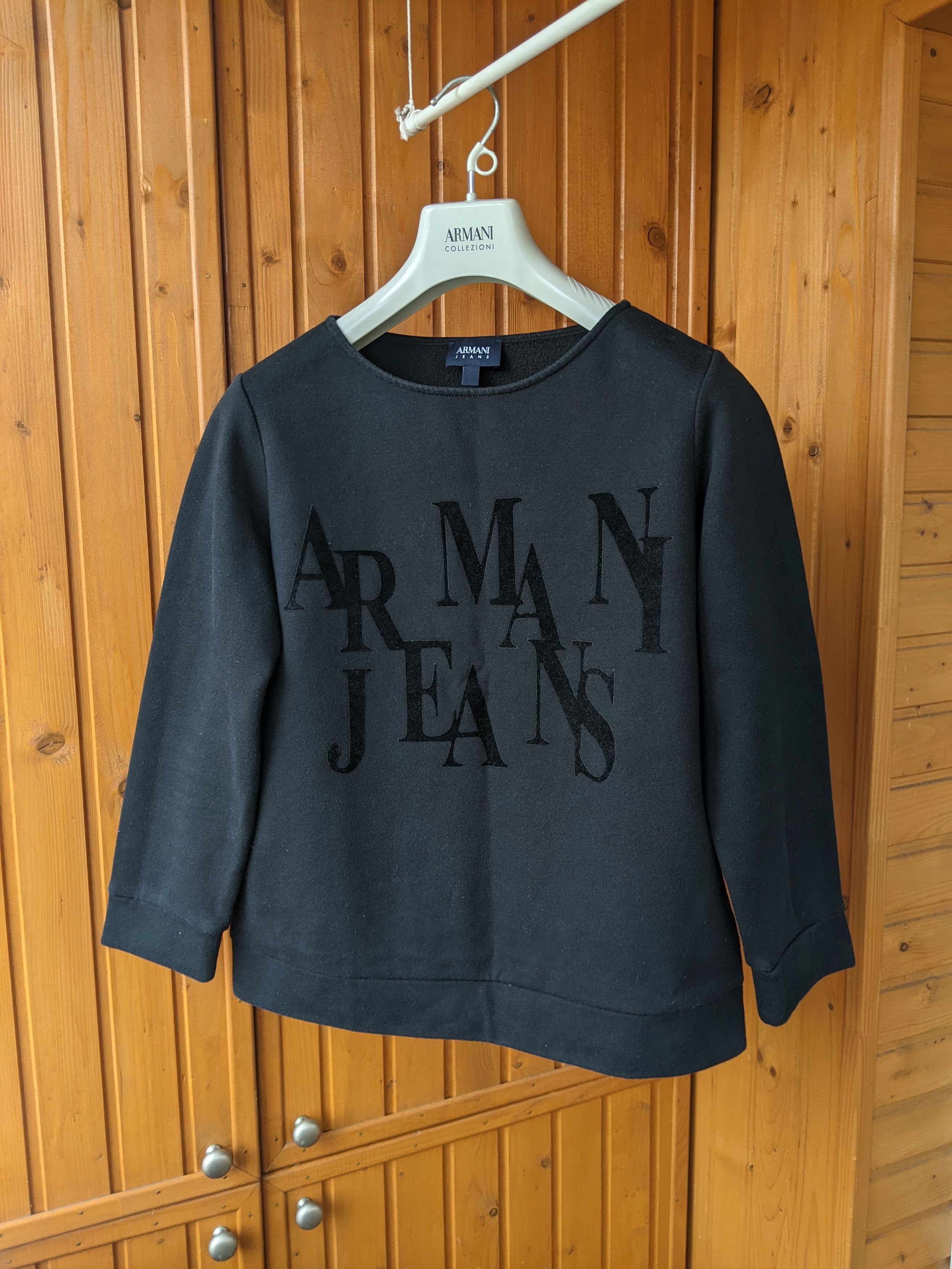 Armani Armani Jeans Black Womens Sweatshirt Vintage Longsleeve Size M / US 6-8 / IT 42-44 - 3 Thumbnail