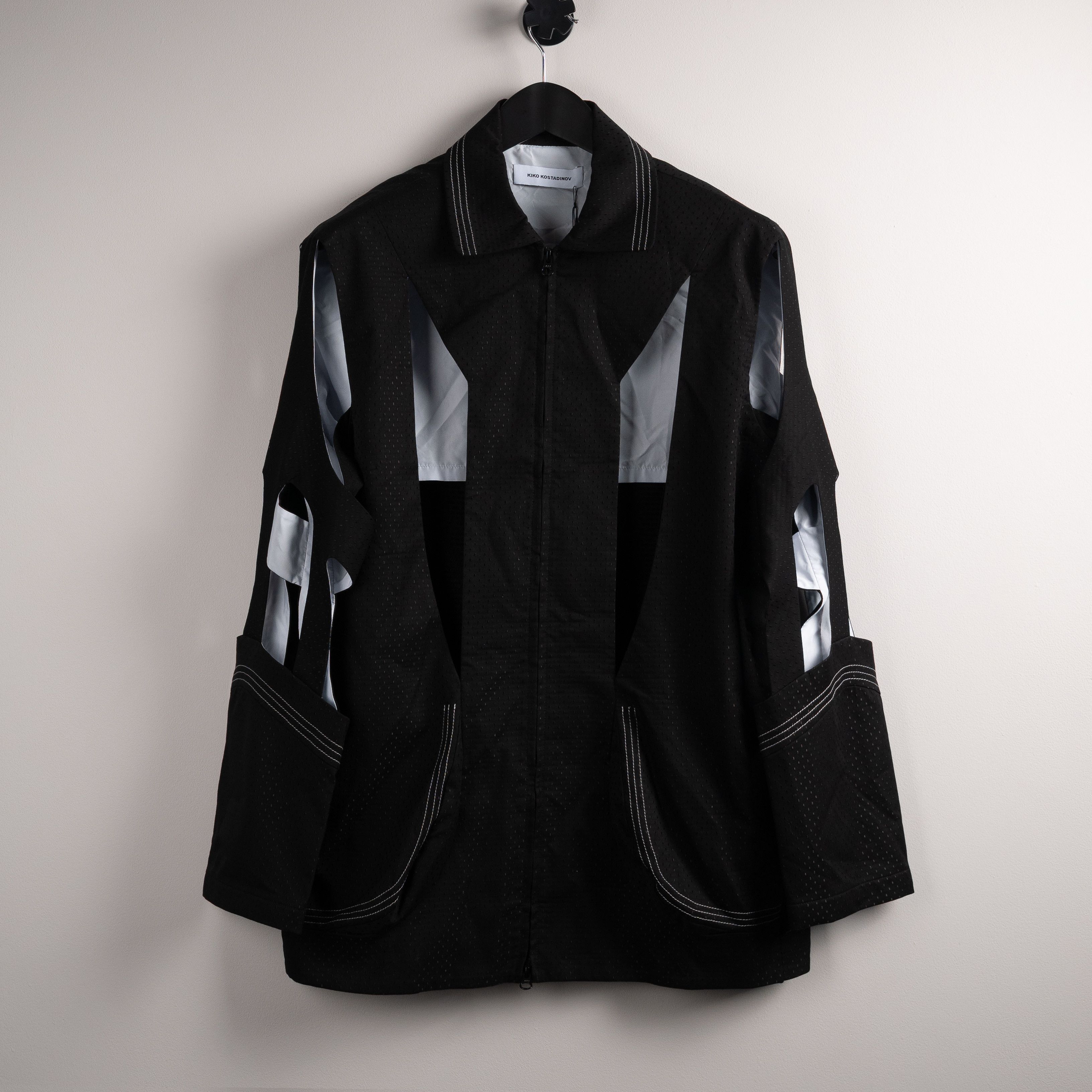 Kiko Kostadinov Kiko Kostadinov SS21 'Hydra' Cut Out Shell Jacket Black Size US L / EU 52-54 / 3 - 2 Thumbnail