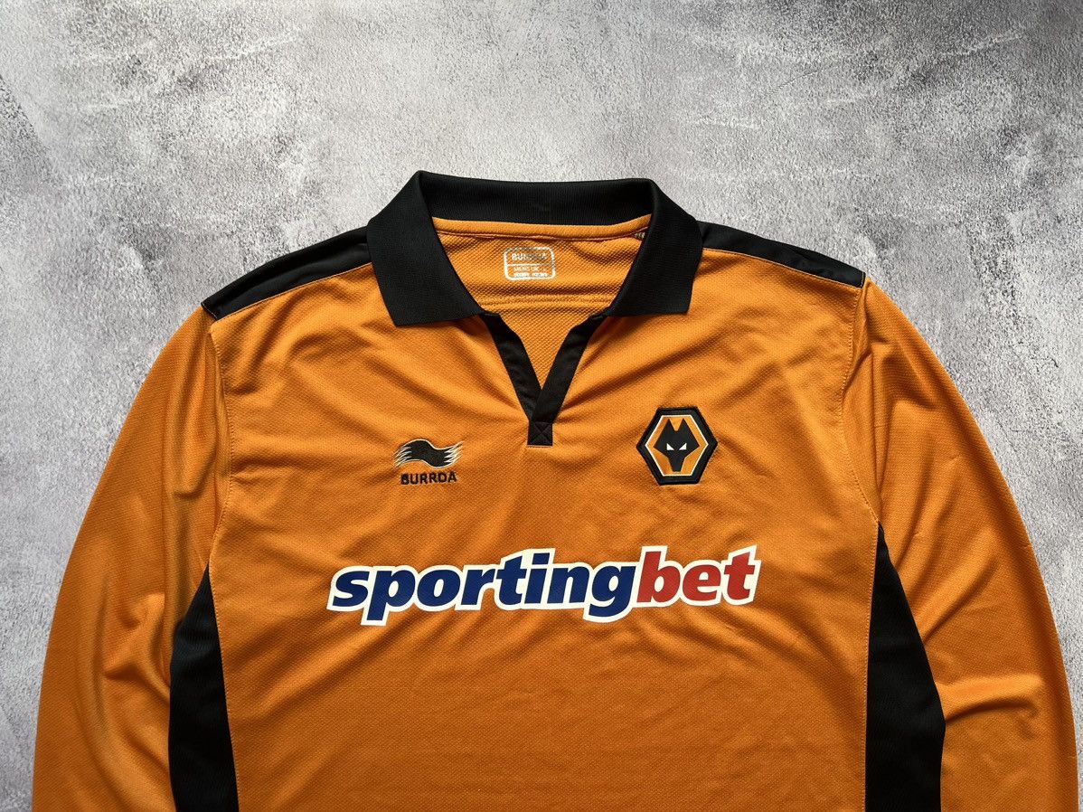 Other Wolverhampton Wanderers Home Burrda 10/11 Football Jersey Size US L / EU 52-54 / 3 - 2 Thumbnail