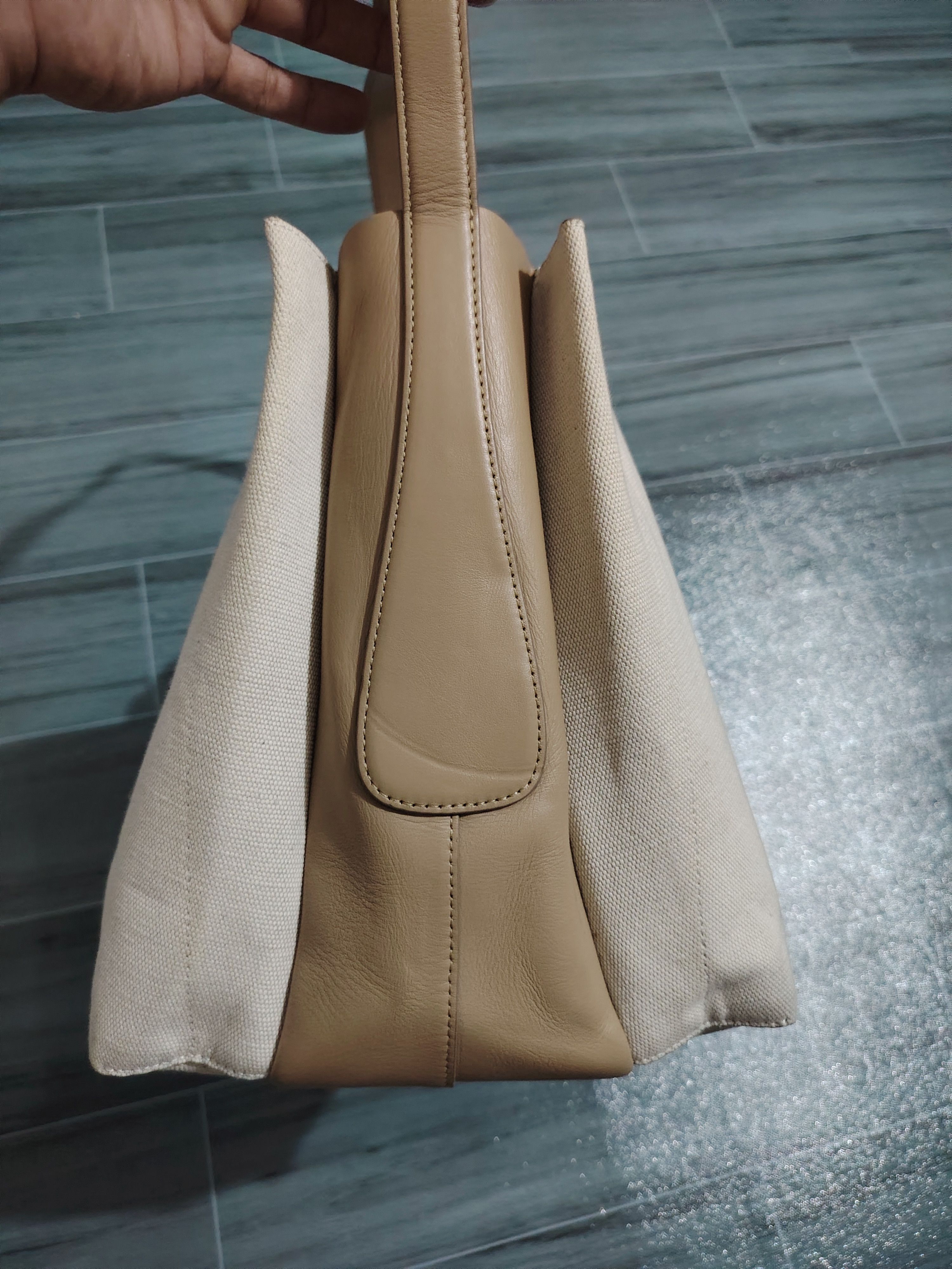 Wandler WANDLER - Large Canvas/Leather 'Ava' Tote Bag Size ONE SIZE - 4 Thumbnail