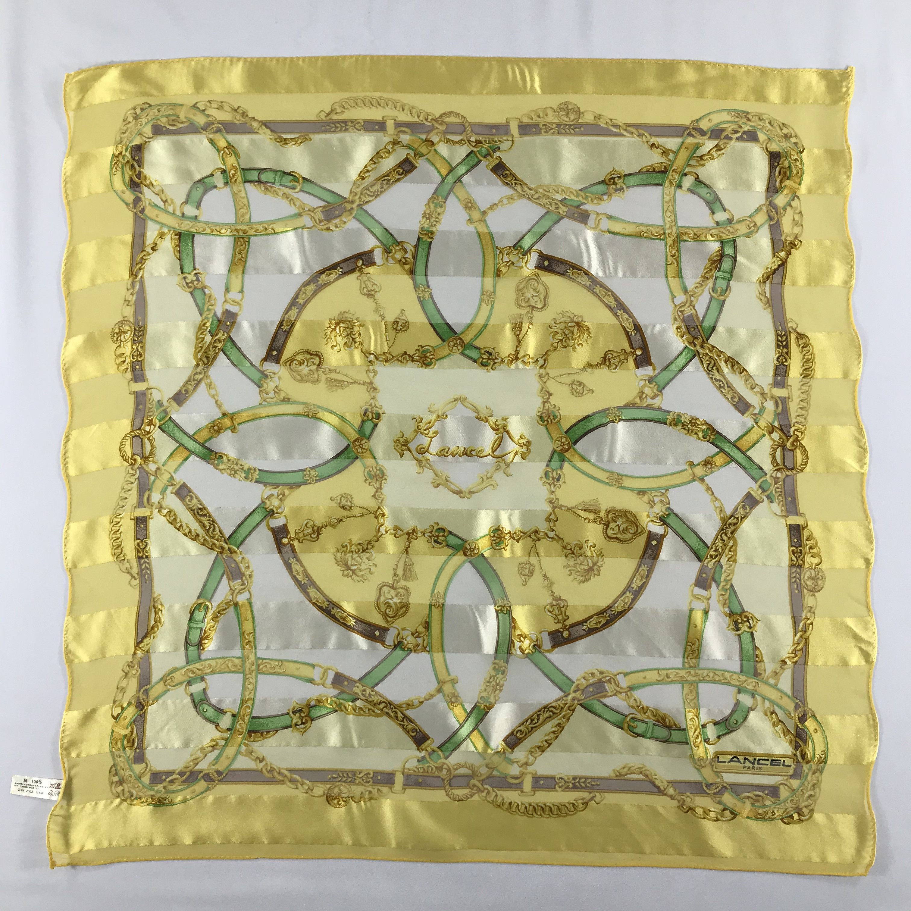 Lancel Vintage Lancel Silk Scarf Size ONE SIZE - 2 Thumbnail