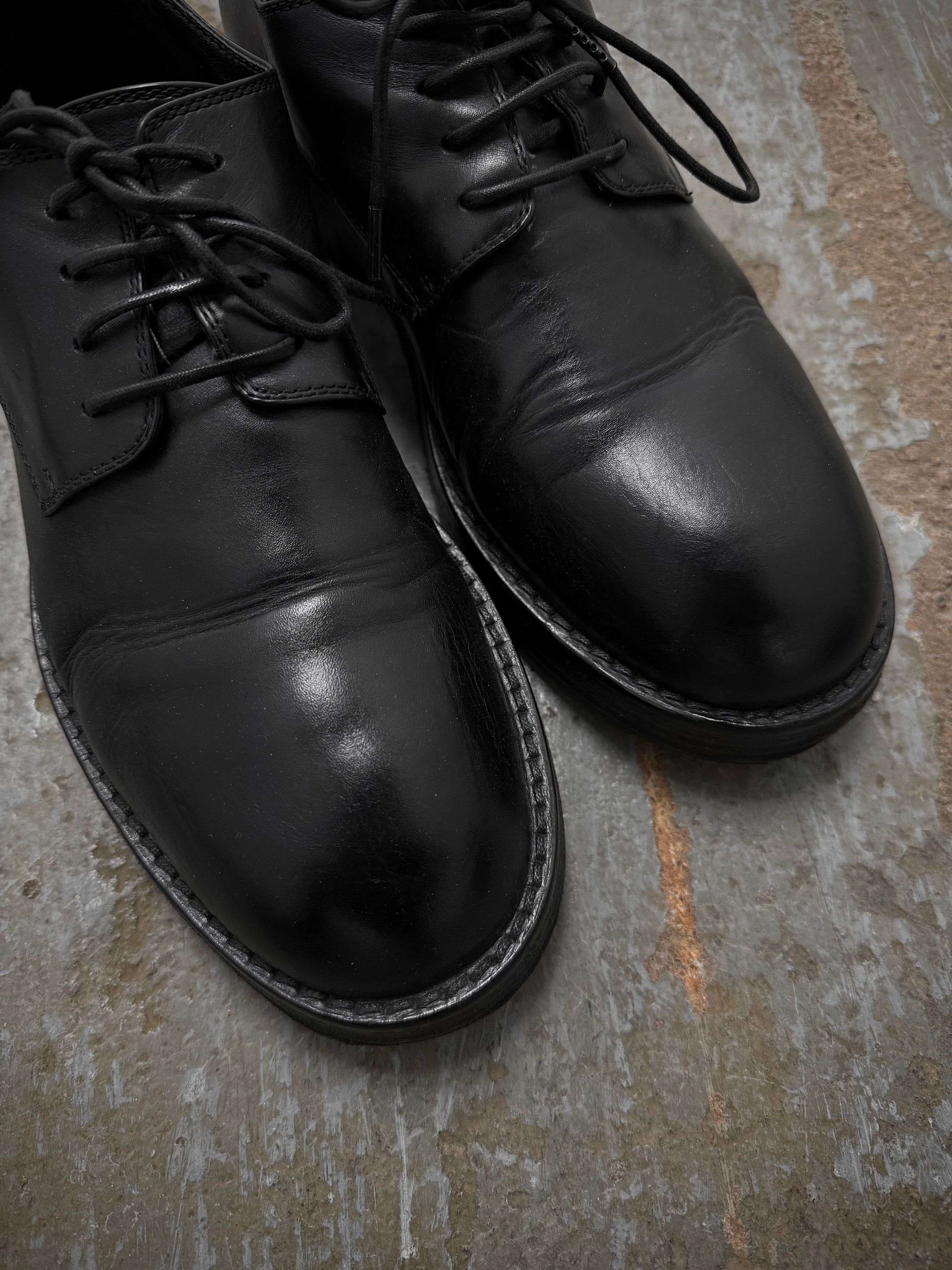 Ann Demeulemeester Ann Demeulemeester AW21 'Olivier' Cow Leather Derbies Size US 9 / EU 42 - 4 Thumbnail