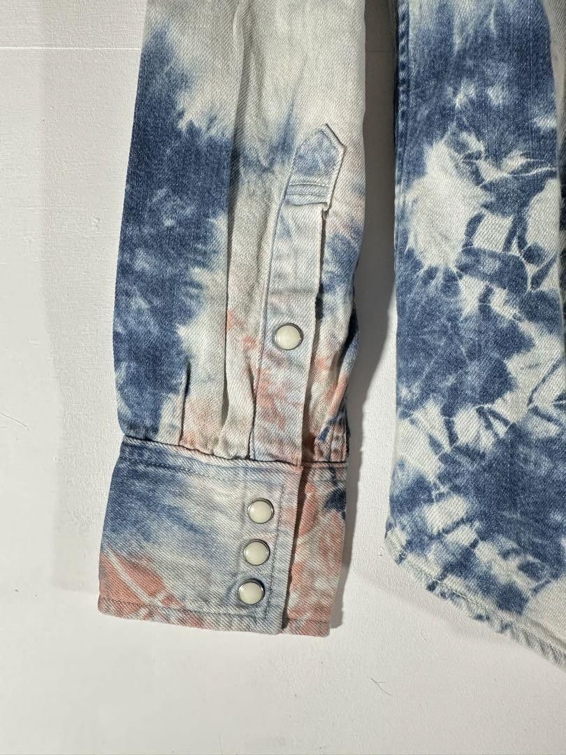 Kapital Tie-dye Western Denim Shirt Size US M / EU 48-50 / 2 - 7 Thumbnail