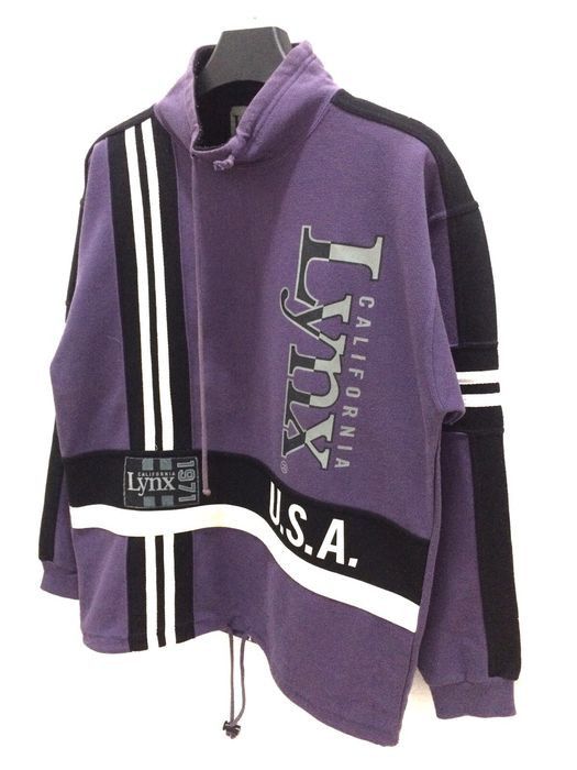 Vintage Vintage Lynx U.S.A Spell Out Hip Hop Style Sweatshirt Size US M / EU 48-50 / 2 - 2 Thumbnail